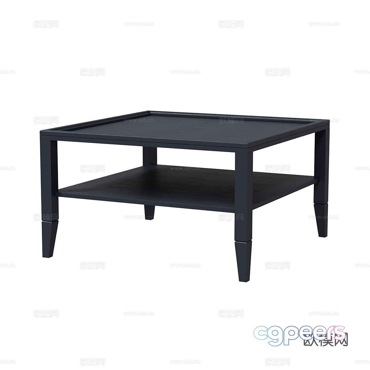 Square coffee table simple coffee table 3d model Square coffee table simple coffee table 3d model