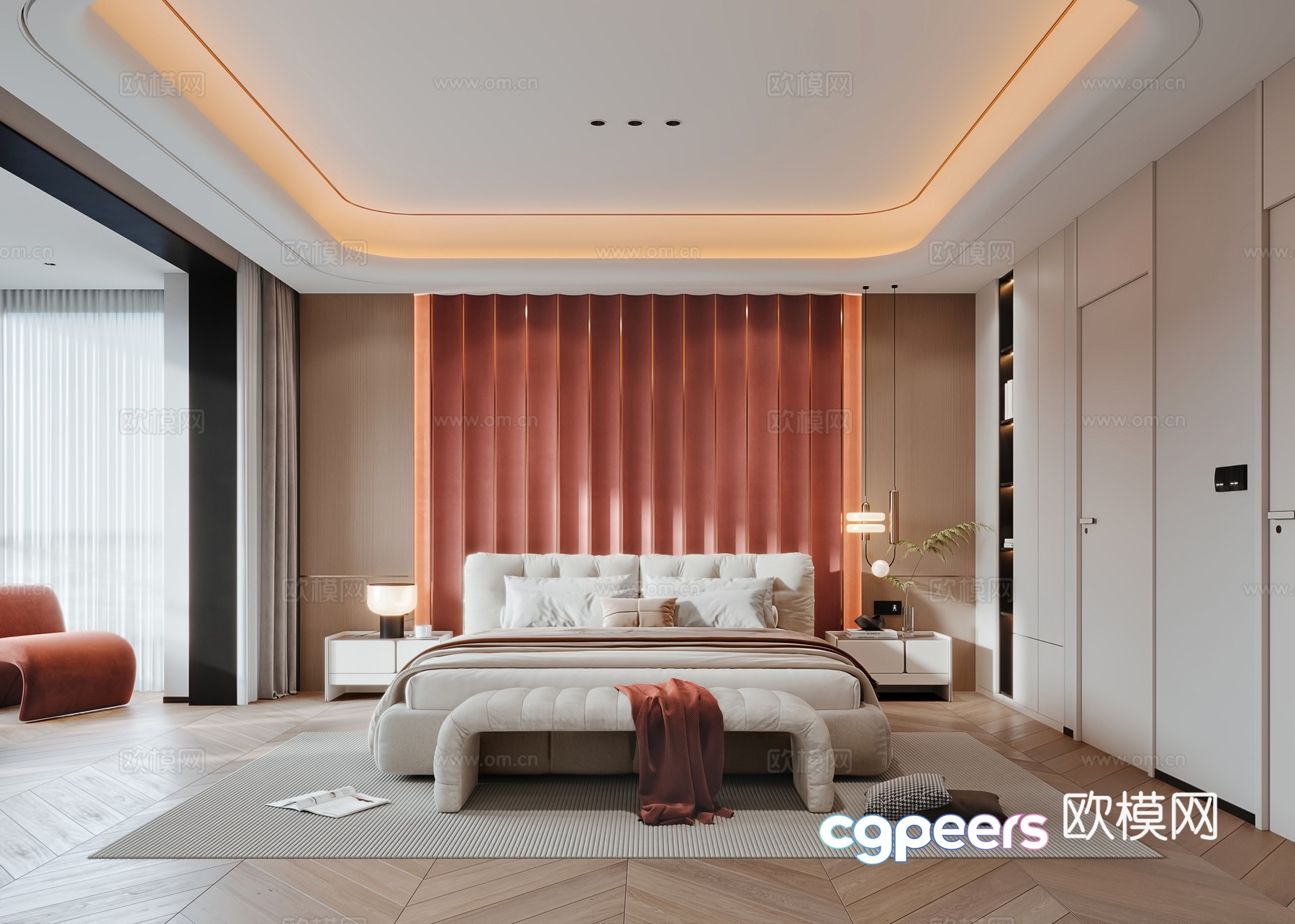 Modern bedroom master bedroom 3d model Modern bedroom master bedroom 3d model
