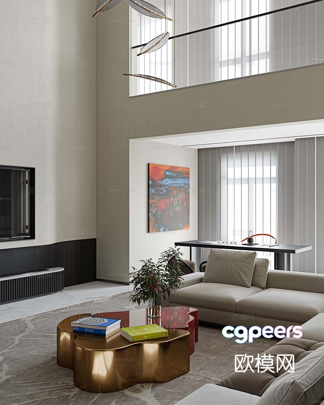Multi-person sofa corner sofa 3d model Multi-person sofa corner sofa 3d model