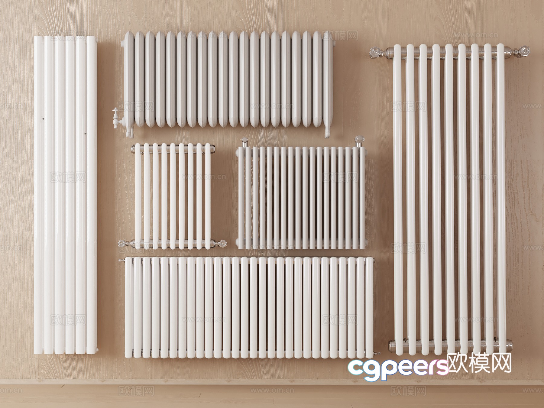 Radiator 3d model Radiator 3d model