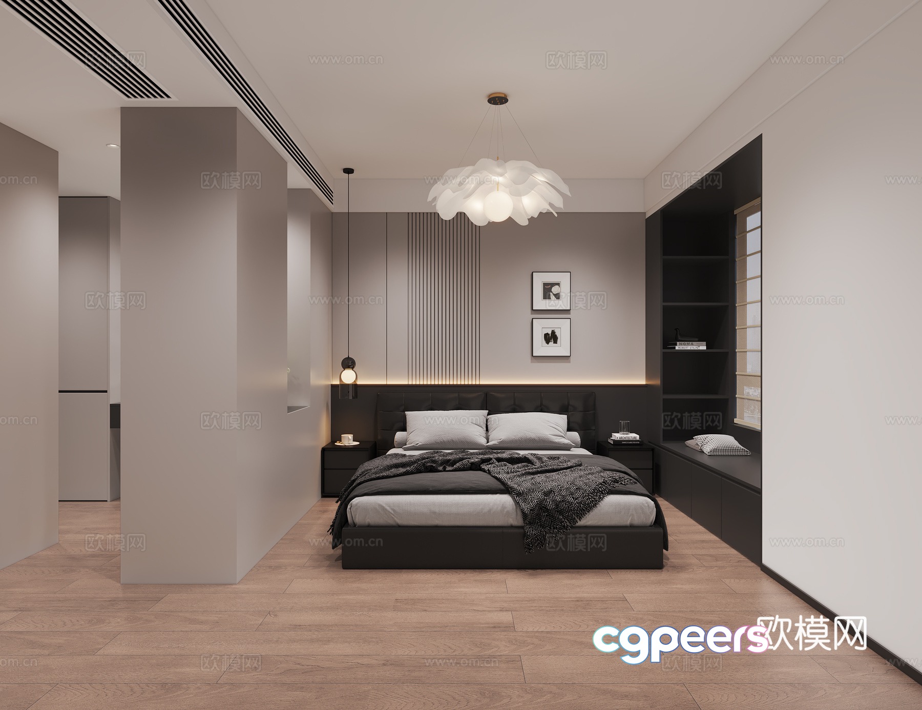 Italian style bedroom master bedroom 3d model Italian style bedroom master bedroom 3d model