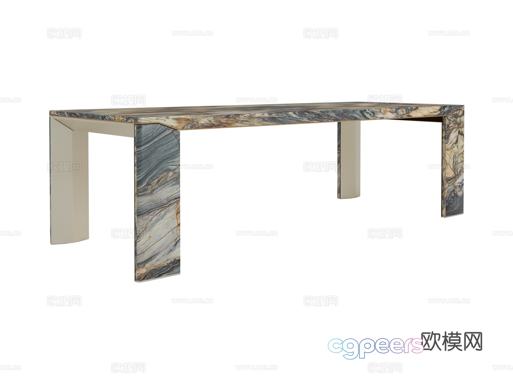 visionnaire italian dining table 3d model visionnaire italian dining table 3d model