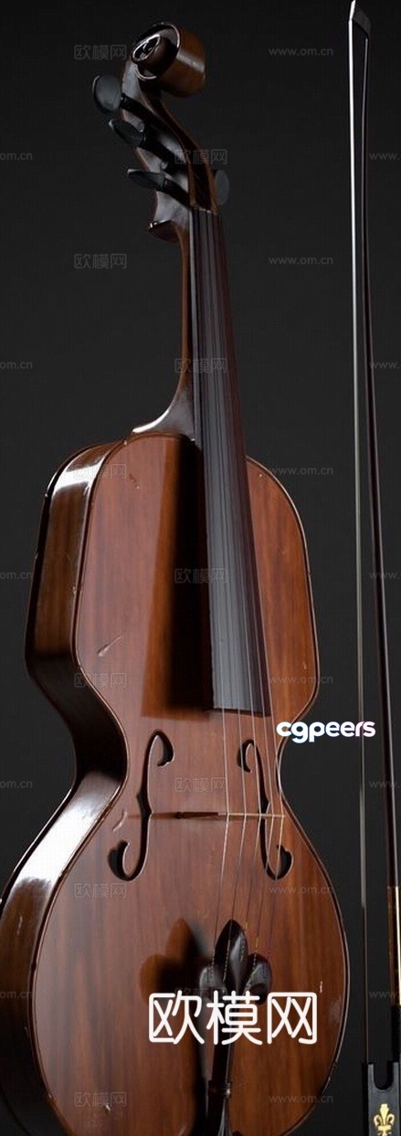 violin 3d model violin 3d model