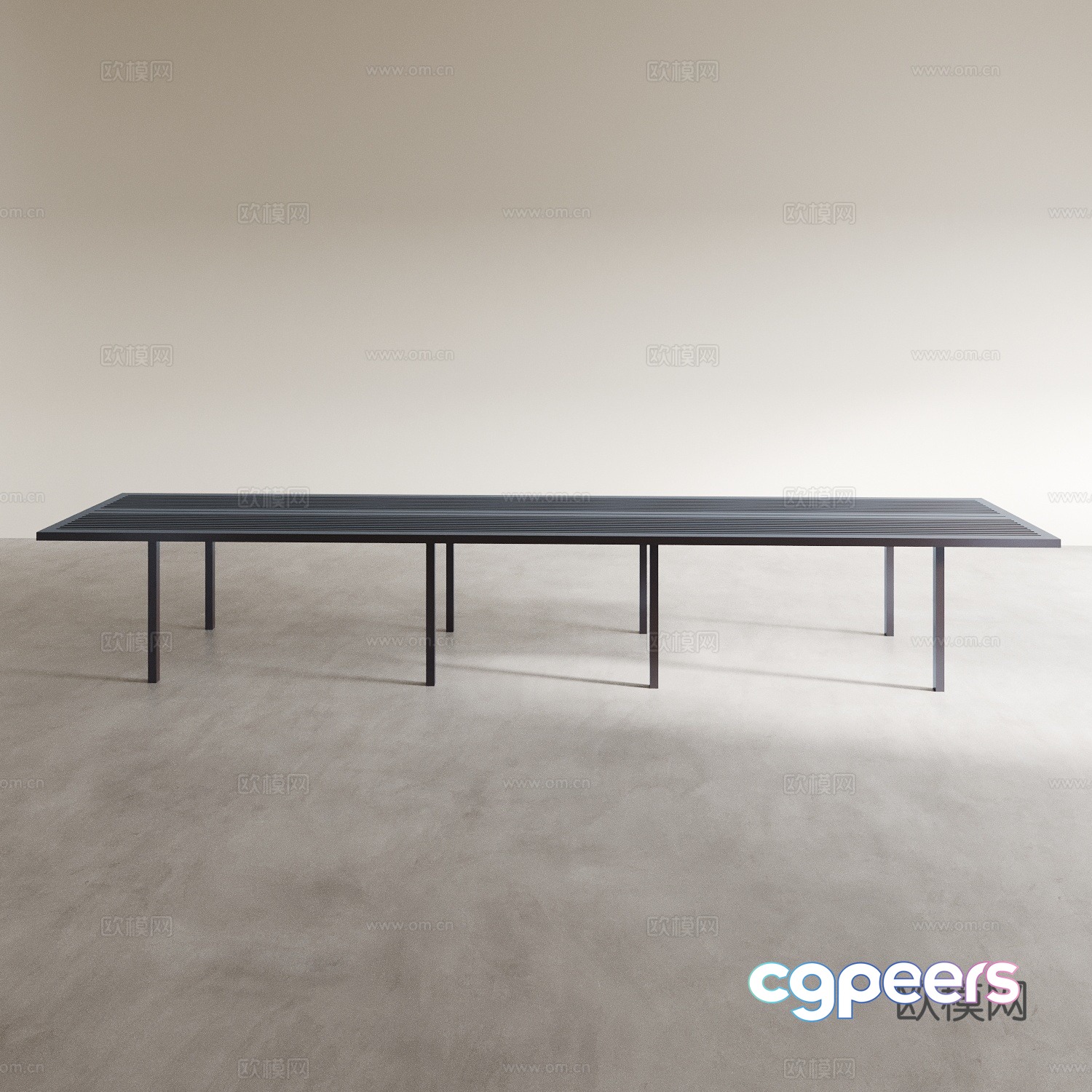 Modern dining table tea table office desk long table square table 3d model Modern dining table tea table office desk long table square table 3d model
