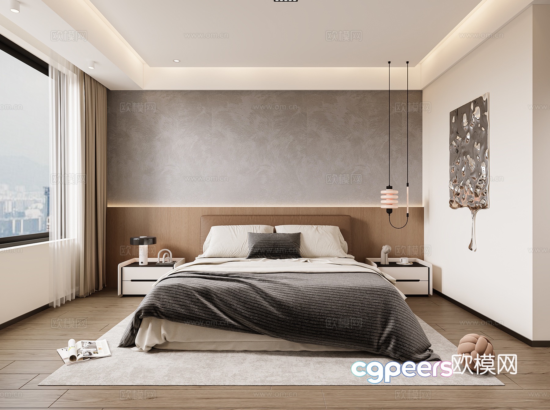 Modern bedroom master bedroom 3d model Modern bedroom master bedroom 3d model