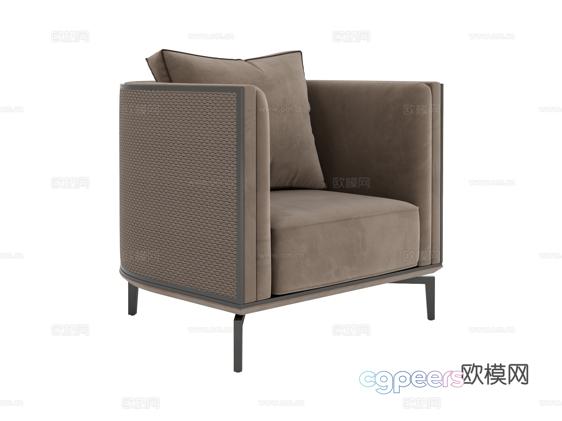 visionnaire single sofa 3d model visionnaire single sofa 3d model
