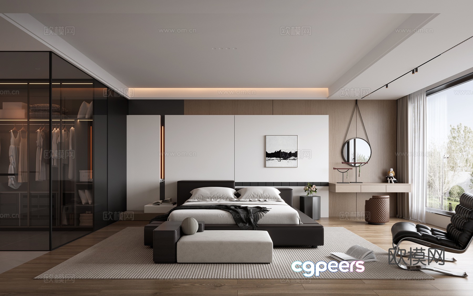 Italian style bedroom master bedroom 3d model Italian style bedroom master bedroom 3d model