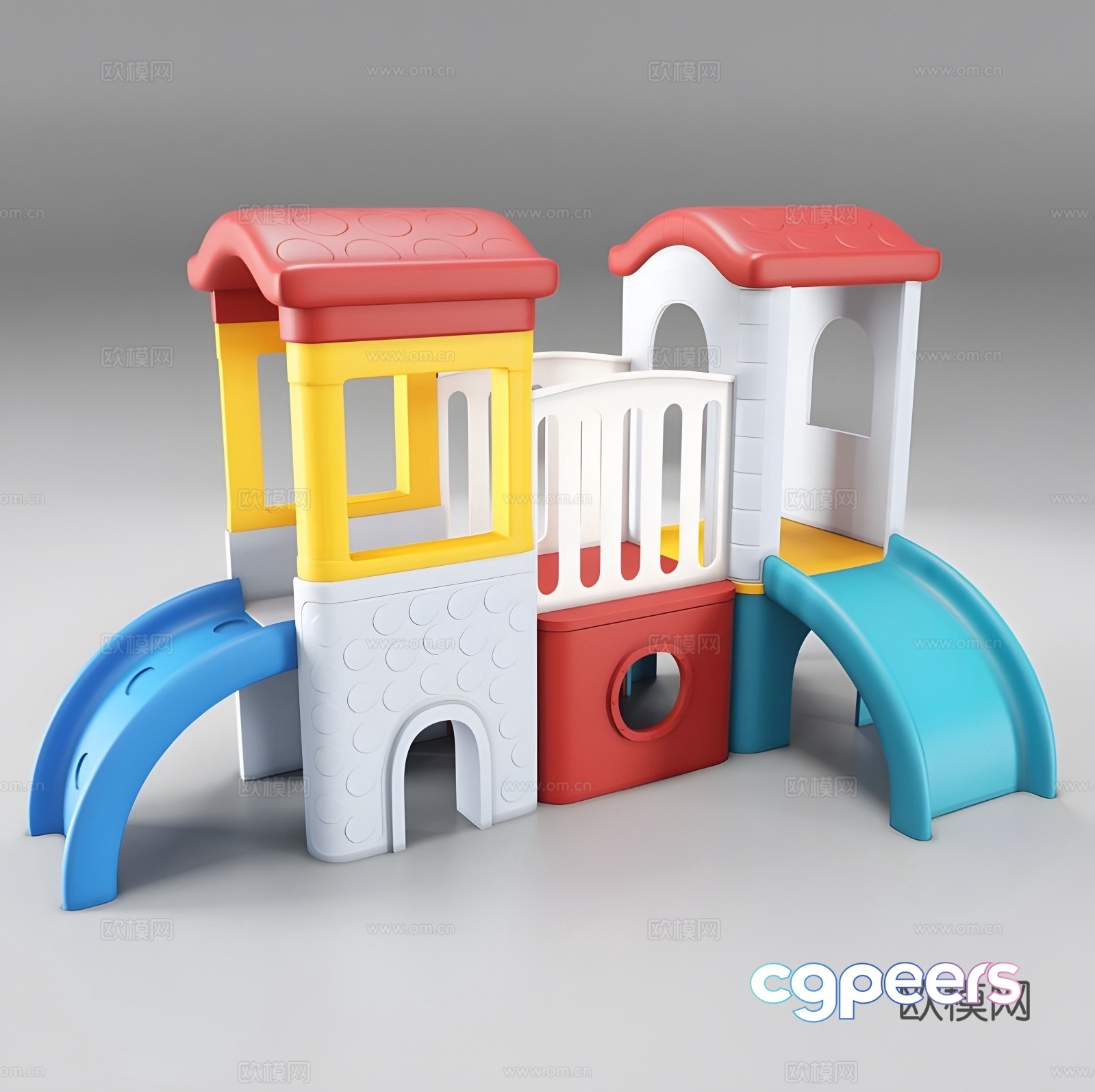 Amusement facilities slide 3d model Amusement facilities slide 3d model