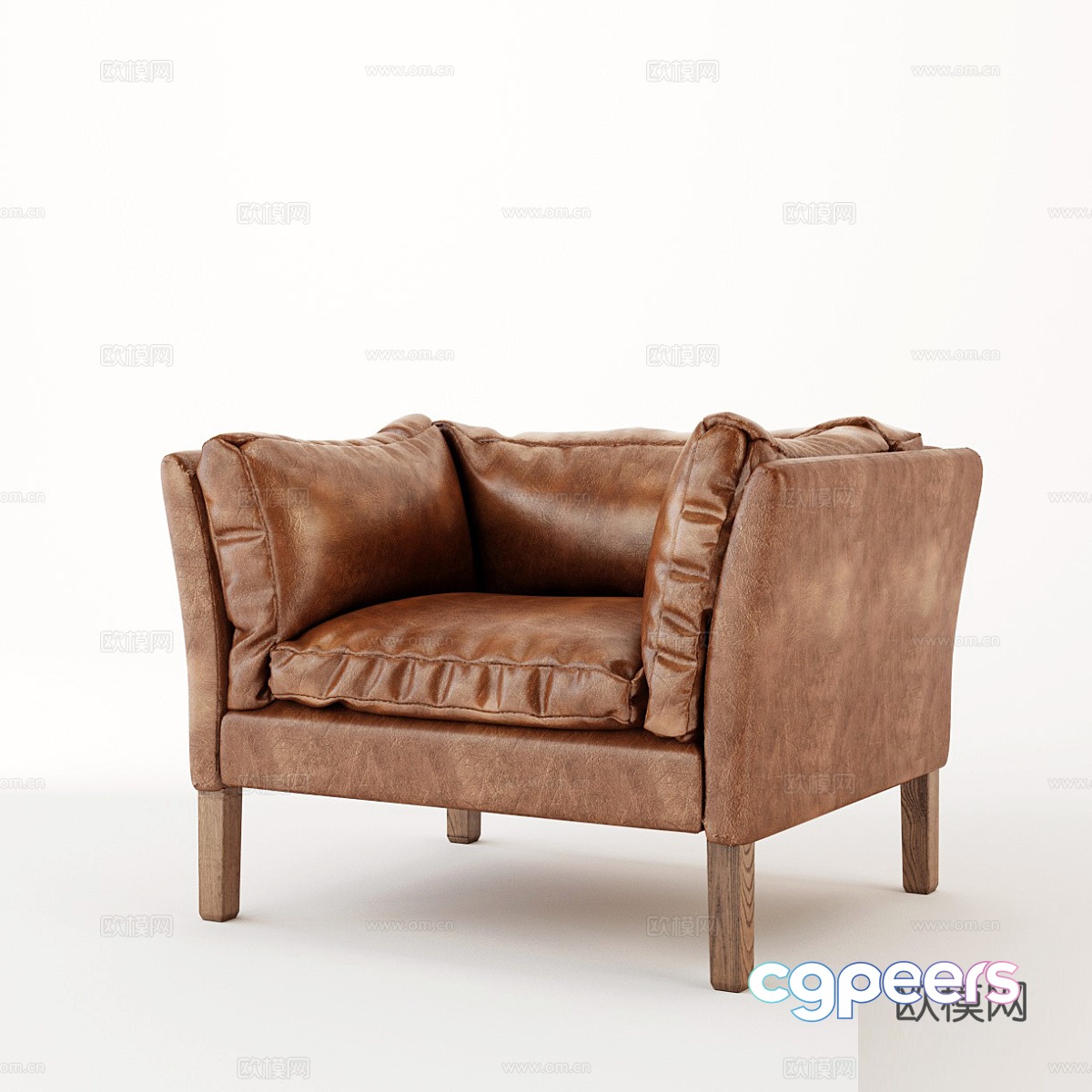 chair sorenson lounge chair leather chair 3d model chair sorenson lounge chair leather chair 3d model