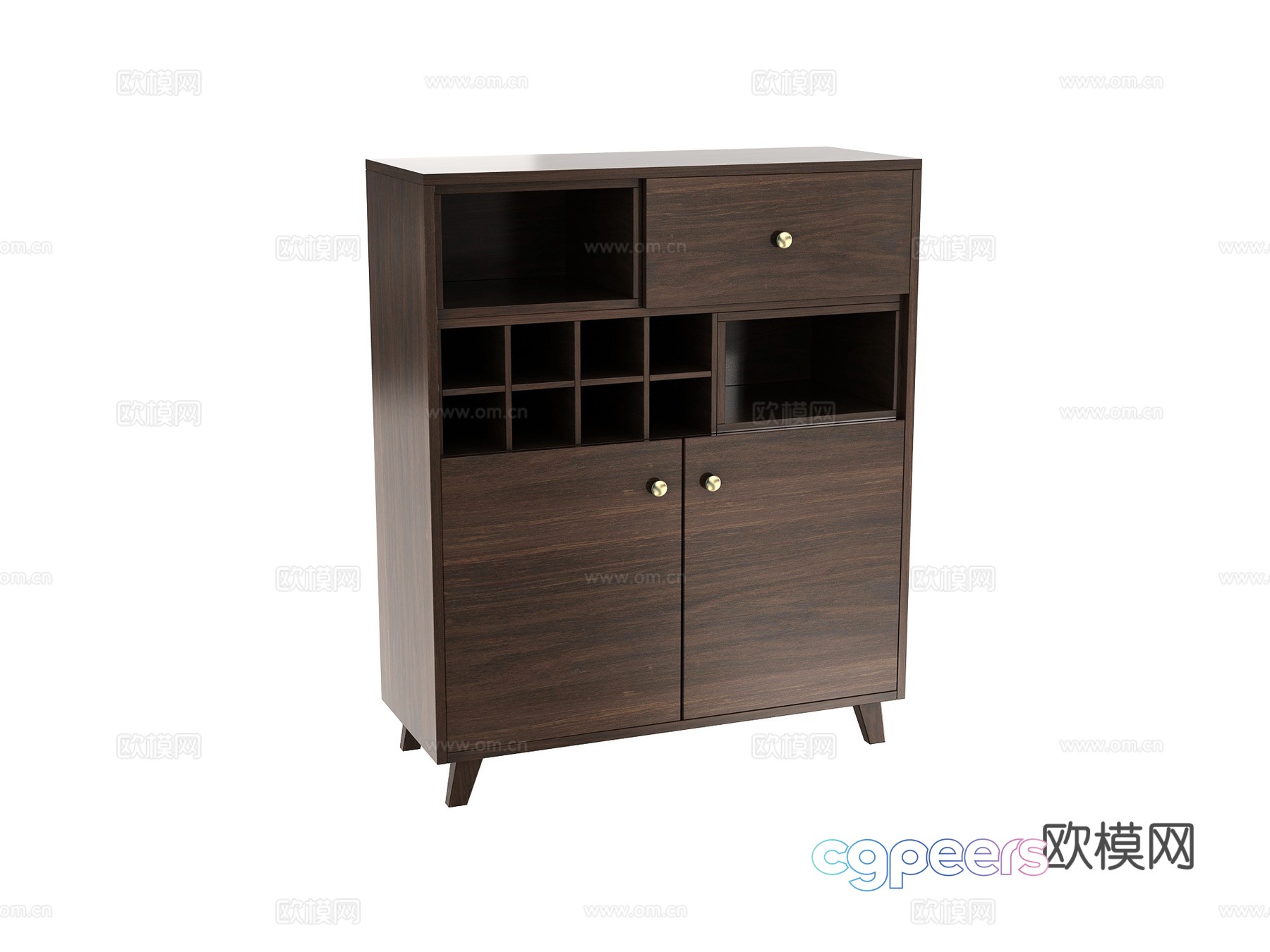 Log sideboard 3d model Log sideboard 3d model