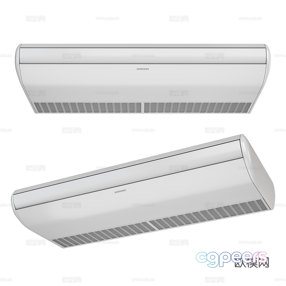 Samsung wall mounted air conditioner 3d model Samsung wall mounted air conditioner 3d model