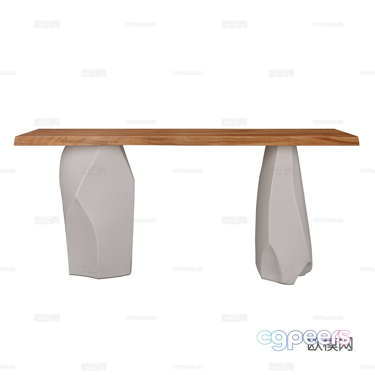 Nordic simple dining table dining table table 3d model Nordic simple dining table dining table table 3d model