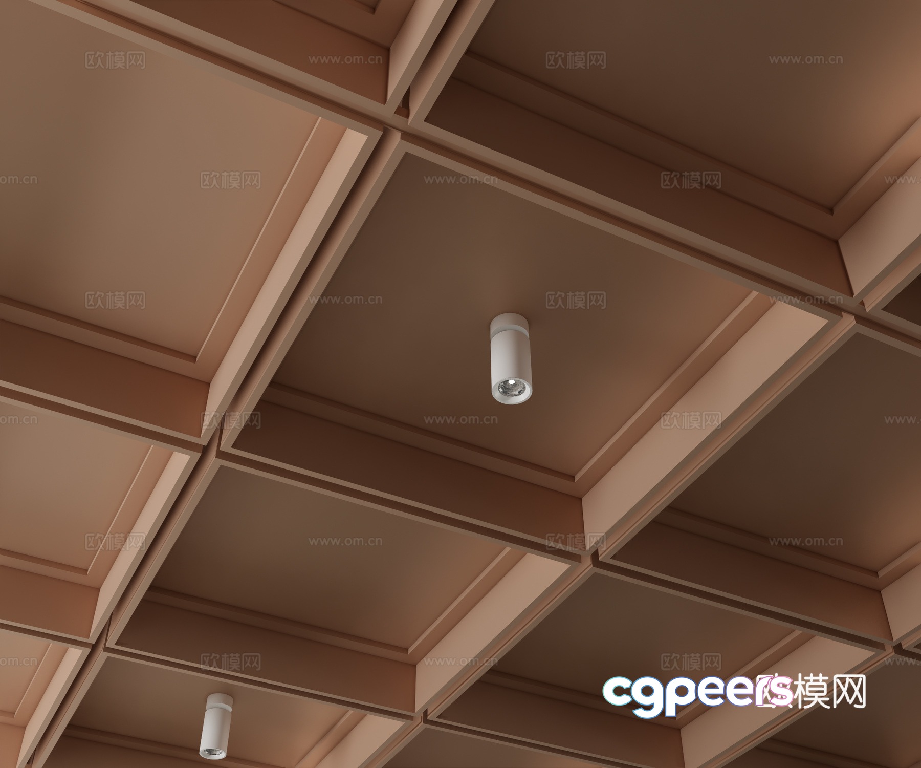 Modern geometric ceiling tooling ceiling square ceiling 3D model Modern geometric ceiling tooling ceiling square ceiling 3D model