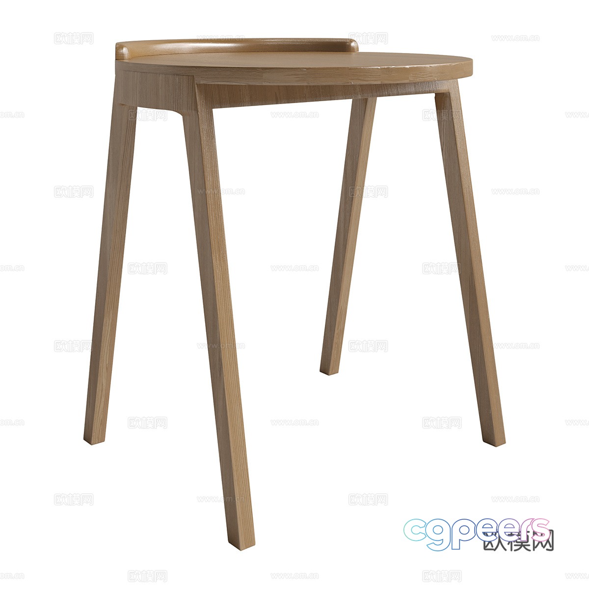 Log stool 3d model Log stool 3d model