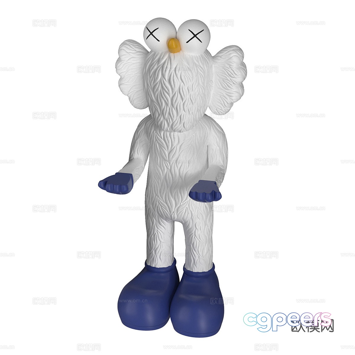 Kaws trendy doll doll 3d model Kaws trendy doll doll 3d model