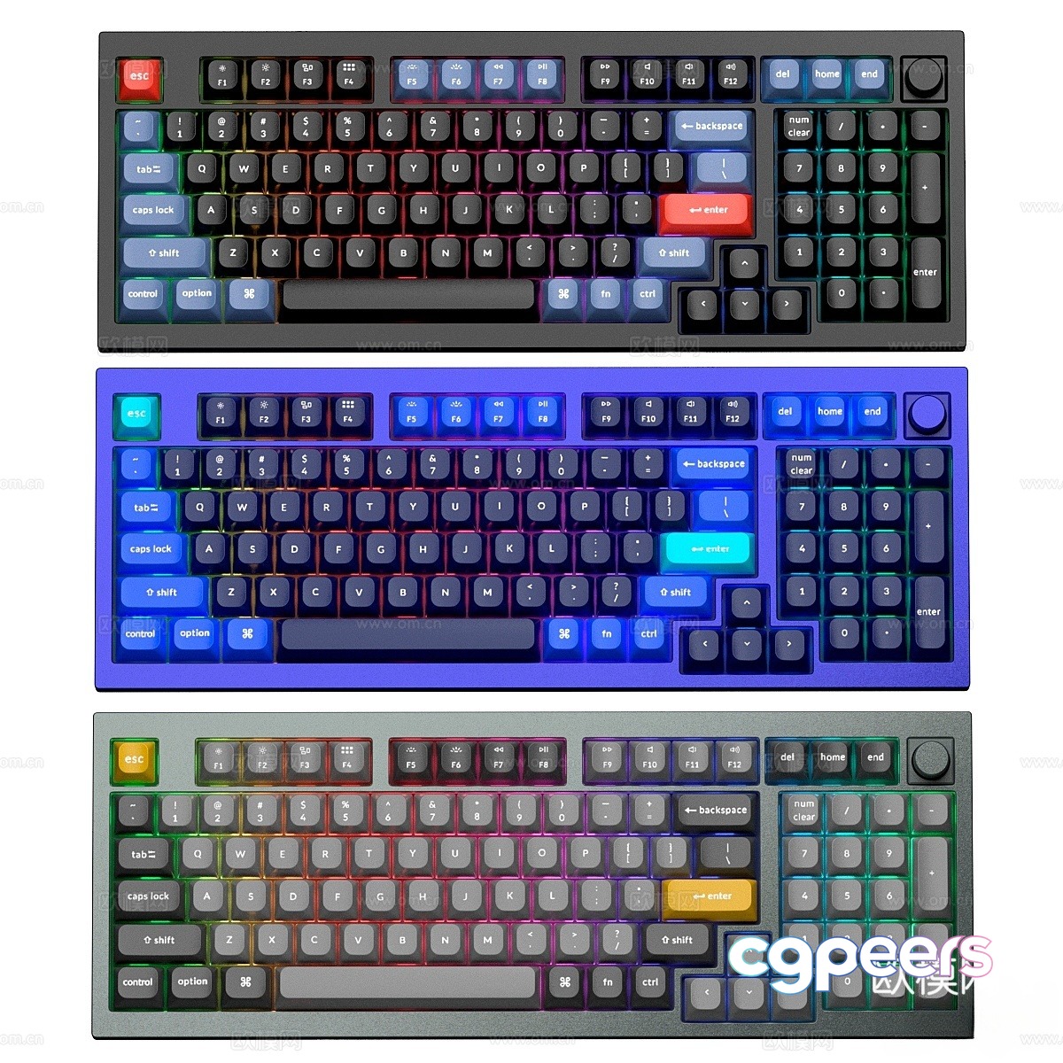 Mechanical keyboard 3d model Mechanical keyboard 3d model