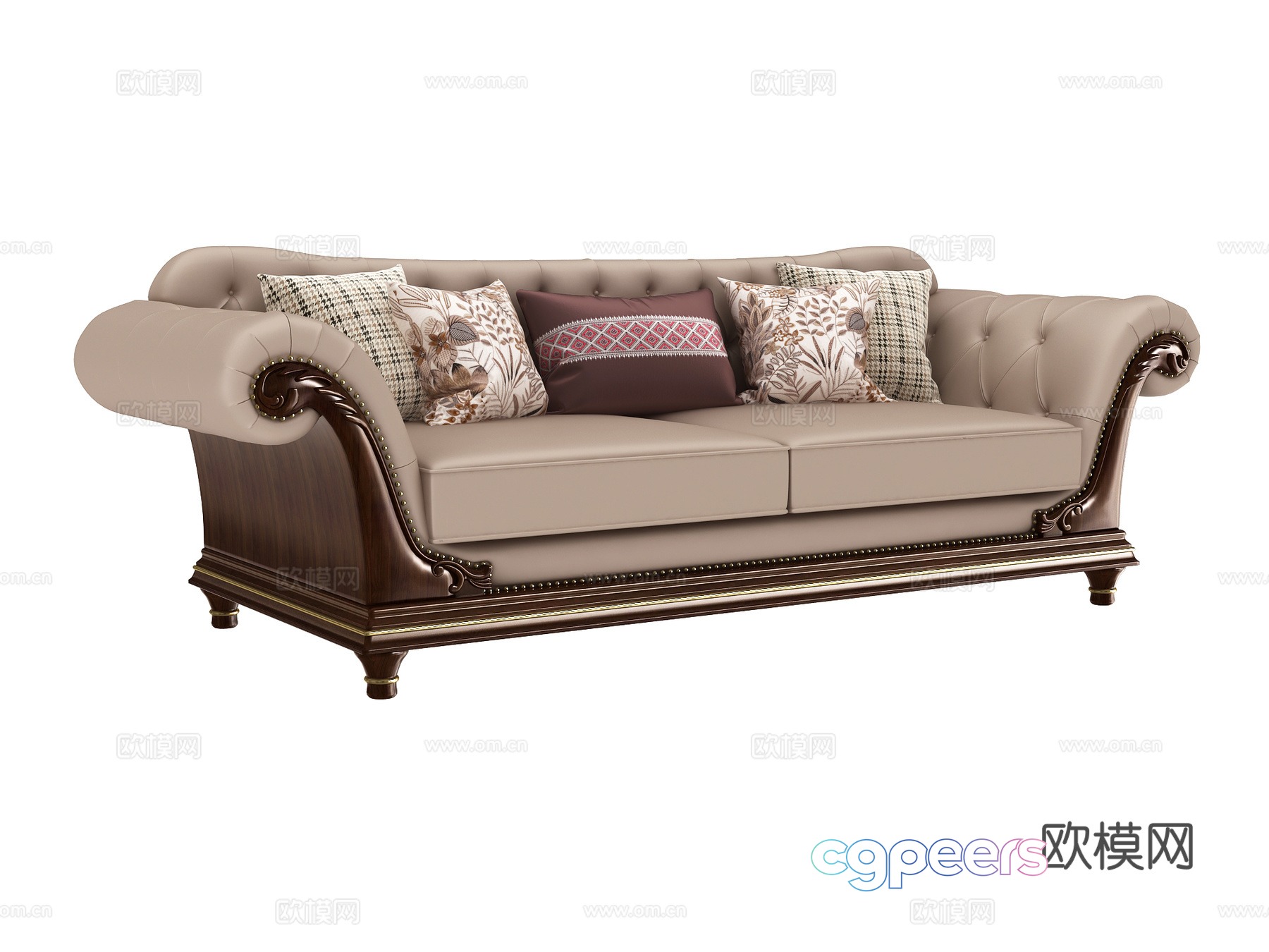 Double sofa 3d model Double sofa 3d model
