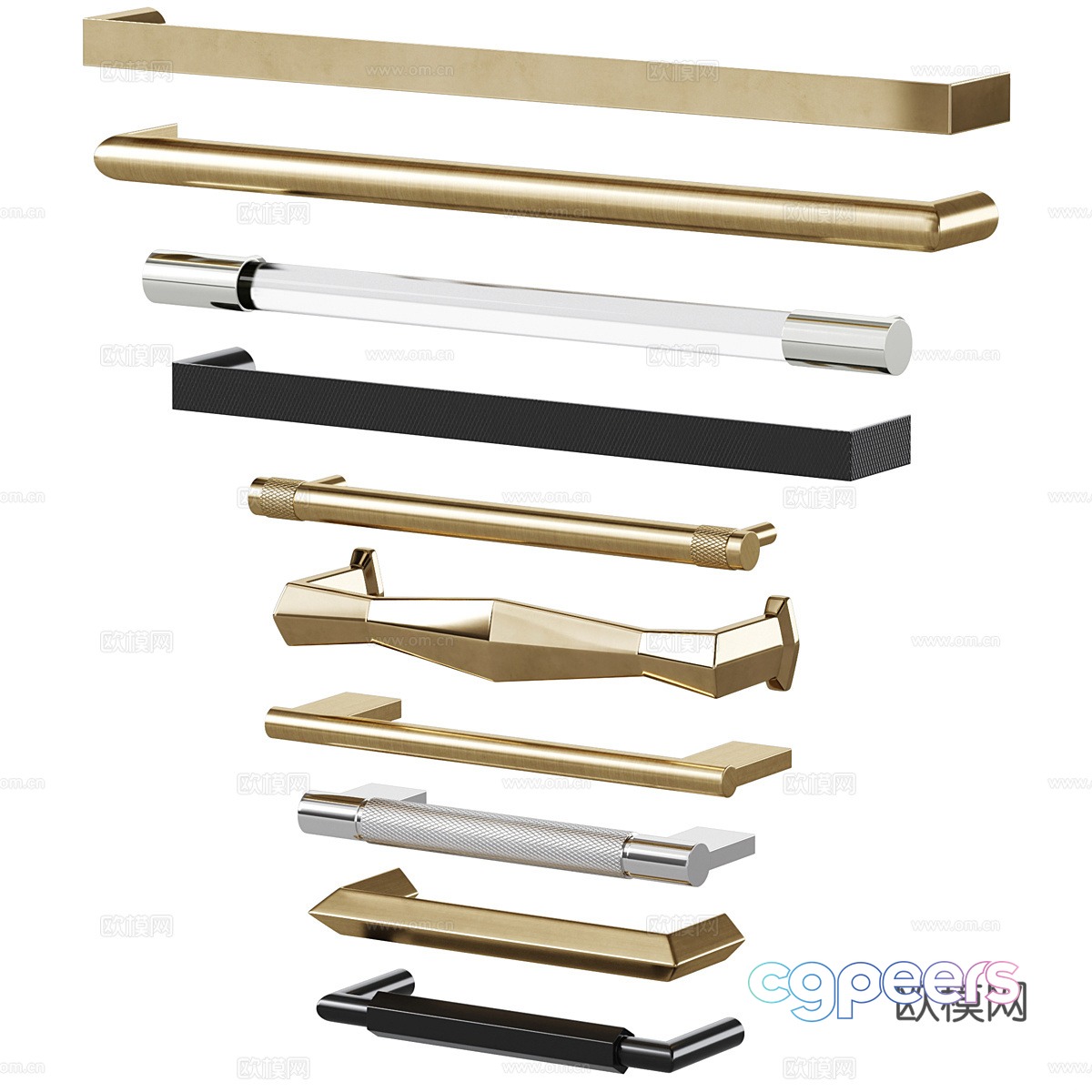 door handle handle 3d model door handle handle 3d model