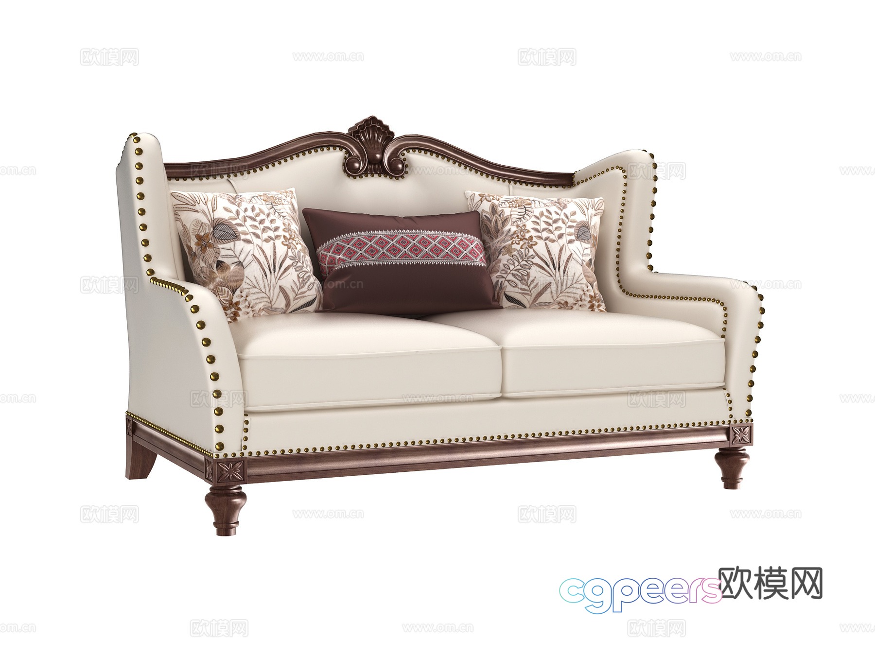 Double sofa 3d model Double sofa 3d model
