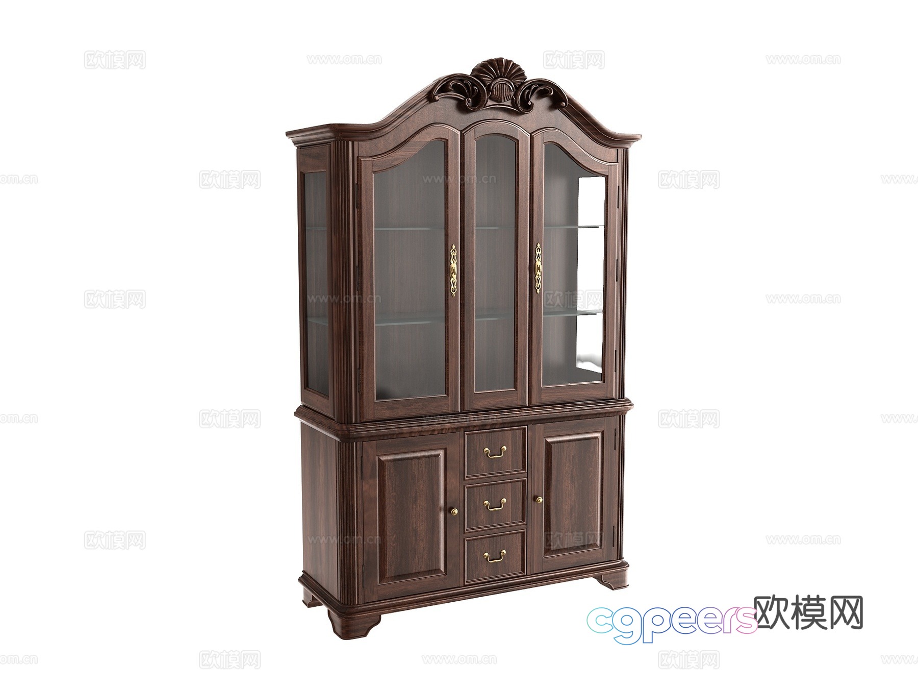 Bookcase 3d model Bookcase 3d model
