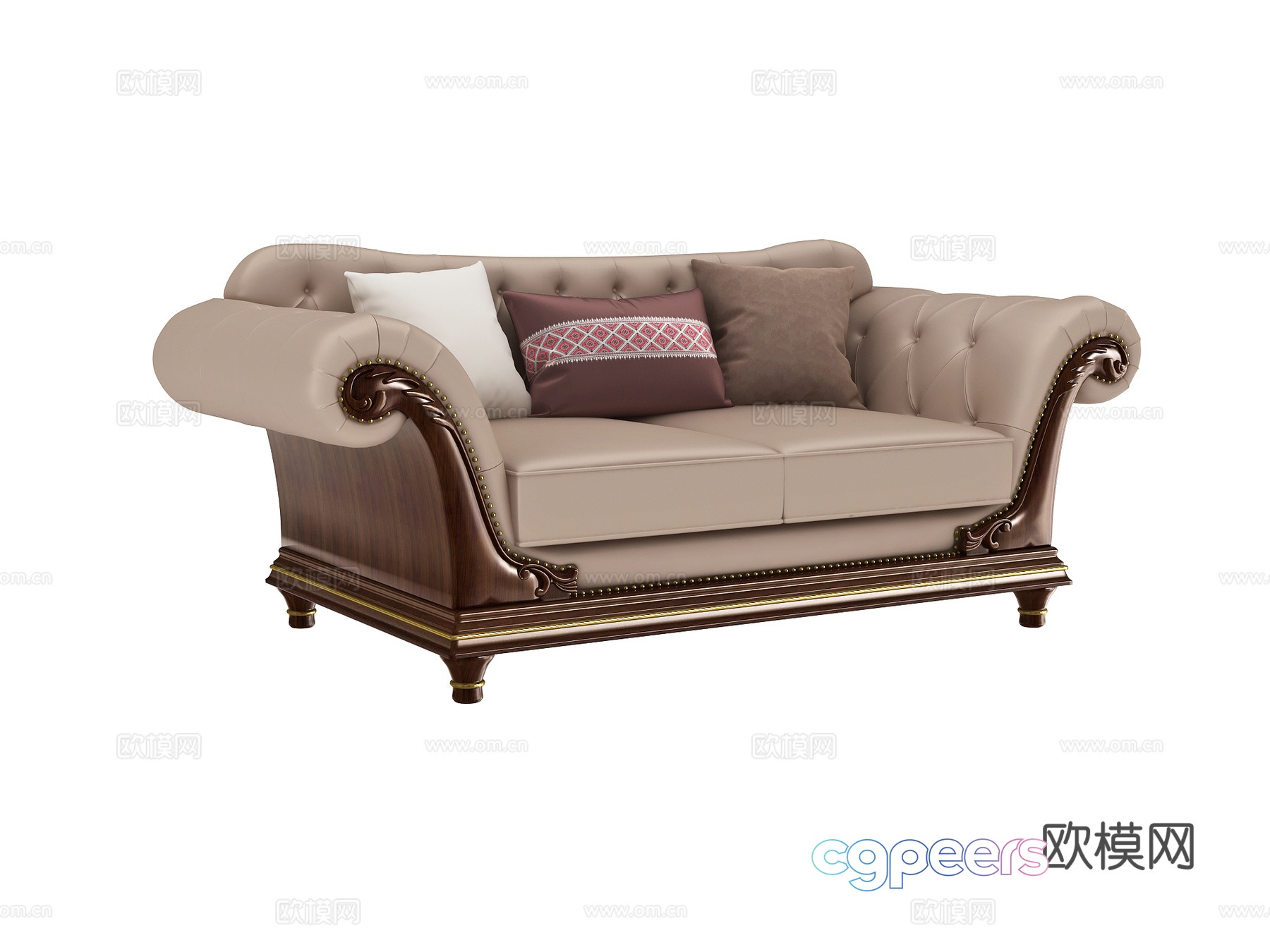 Double sofa 3d model Double sofa 3d model