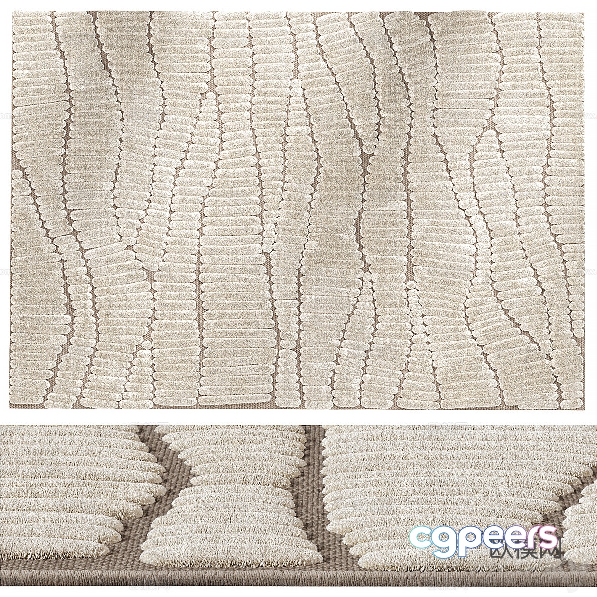 Fossil carpet 3D model Fossil carpet 3D model