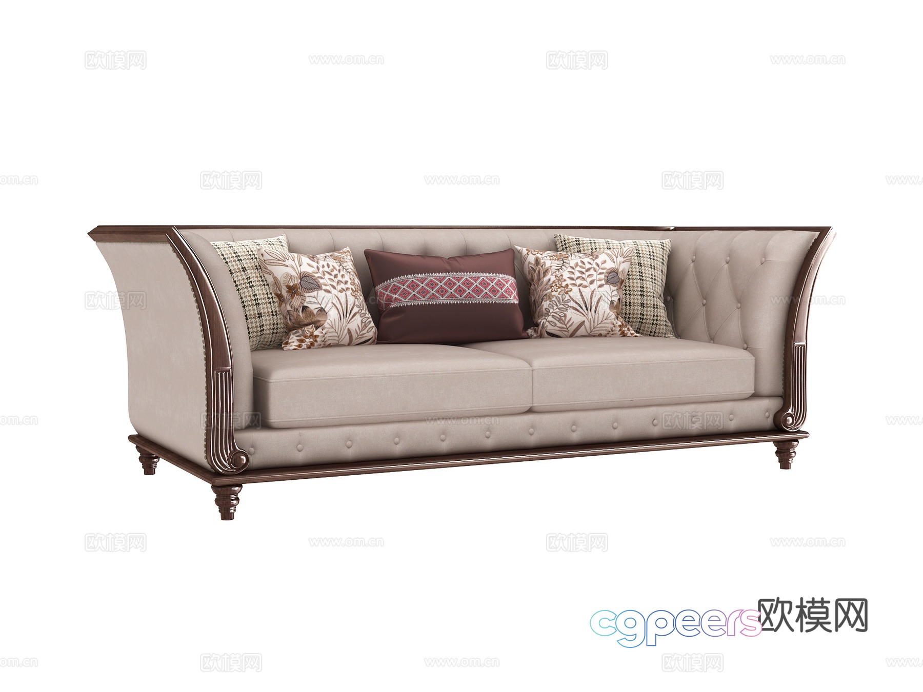 Double sofa 3d model Double sofa 3d model