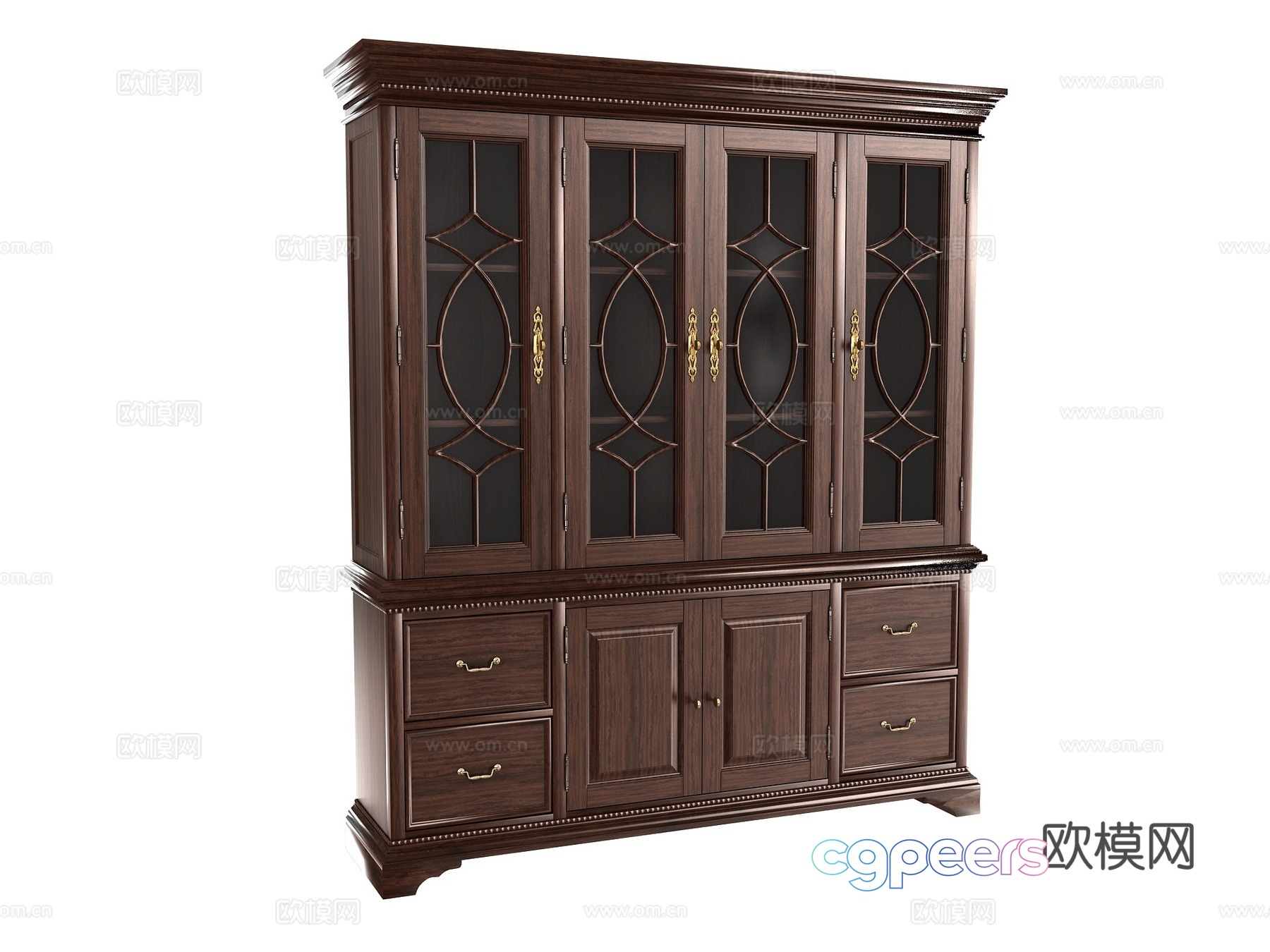 Bookcase 3d model Bookcase 3d model