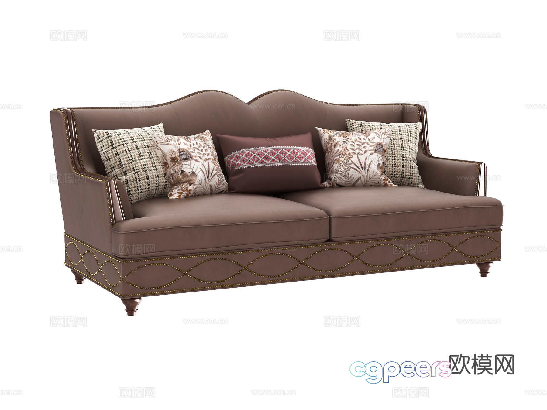 Double sofa 3d model Double sofa 3d model