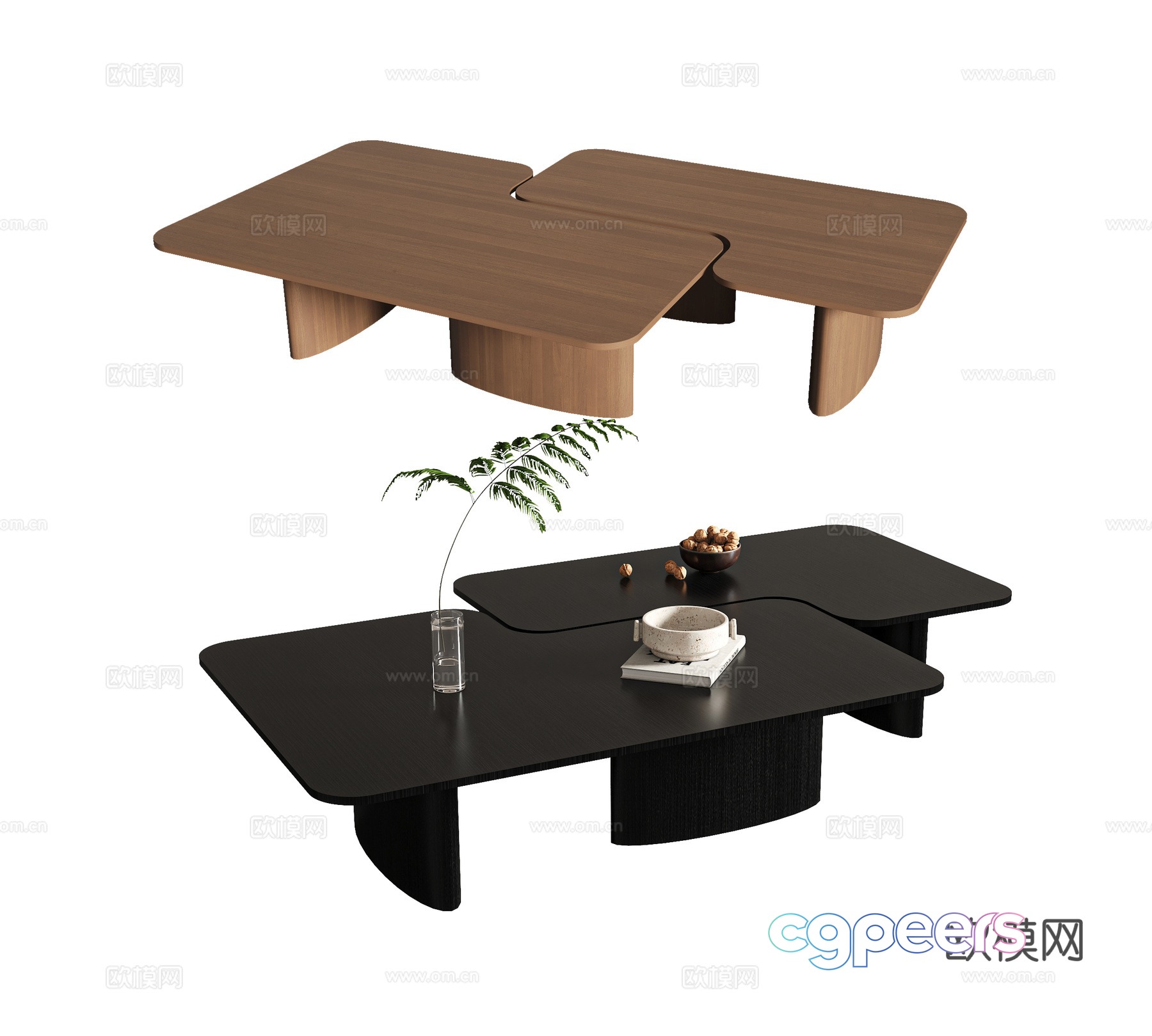 Modern coffee table 3d model Modern coffee table 3d model