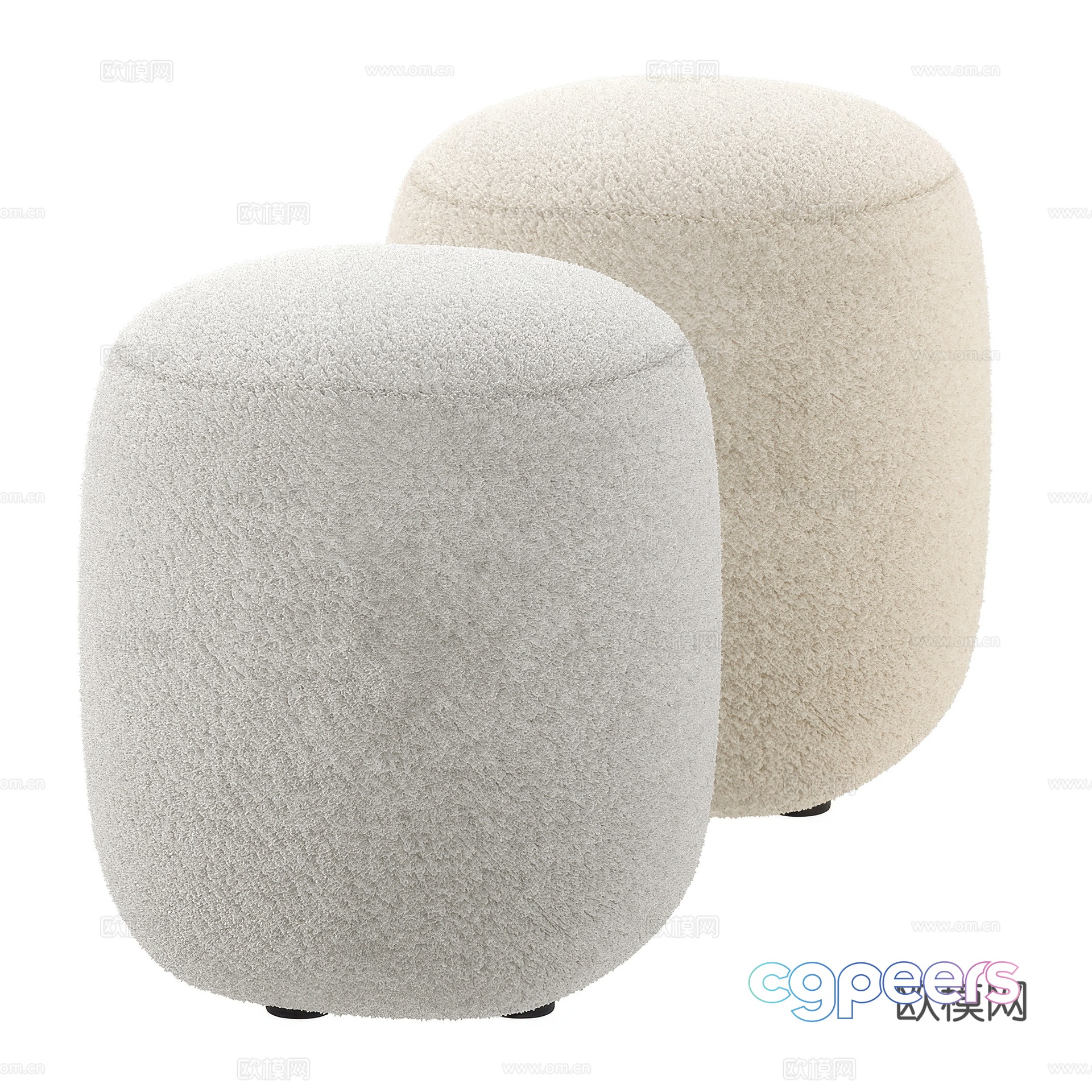 modern sofa stool stool 3d model modern sofa stool stool 3d model