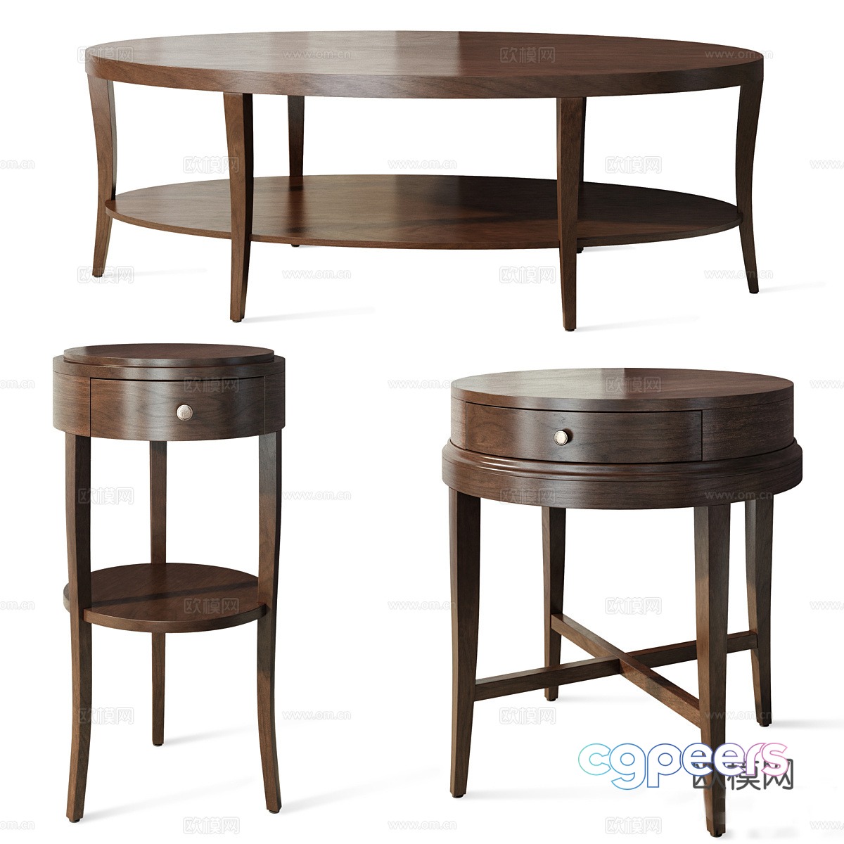 Medieval style coffee table round table 3d model Medieval style coffee table round table 3d model