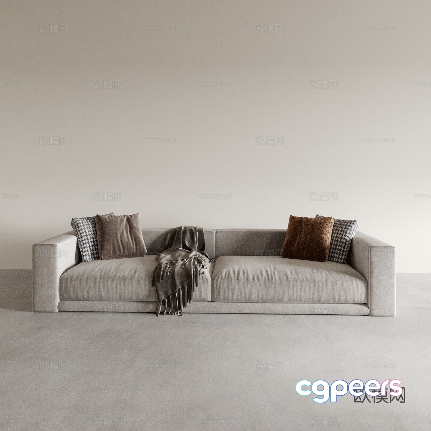 Double sofa 3d model Double sofa 3d model