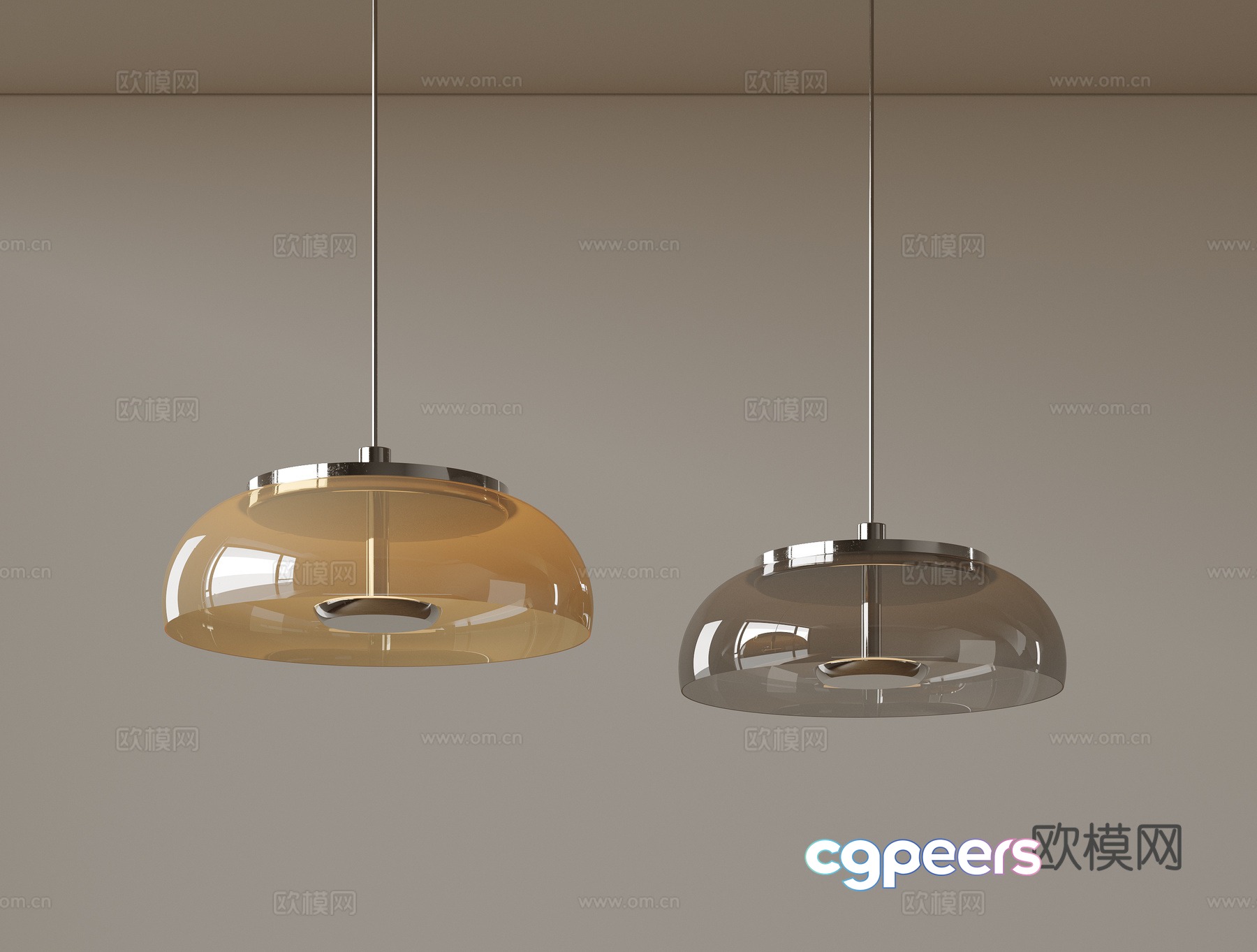 Modern bedside chandelier Single head chandelier 3d model Modern bedside chandelier Single head chandelier 3d model
