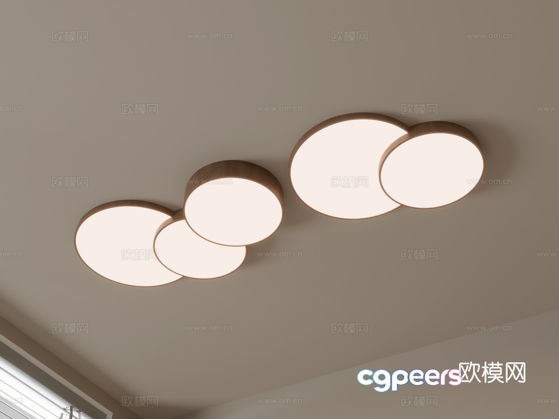 Modern ceiling lamp living room lamp 3d model Modern ceiling lamp living room lamp 3d model