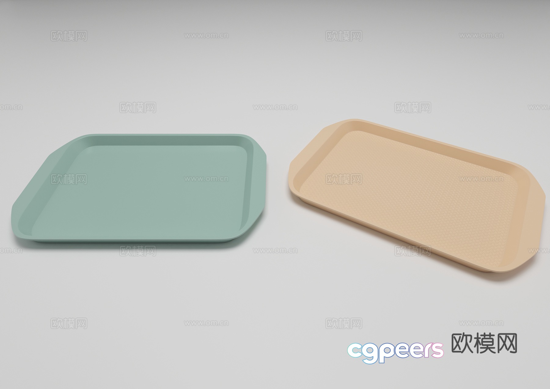 Tray dinner plate melamine dinner plate 3d model Tray dinner plate melamine dinner plate 3d model