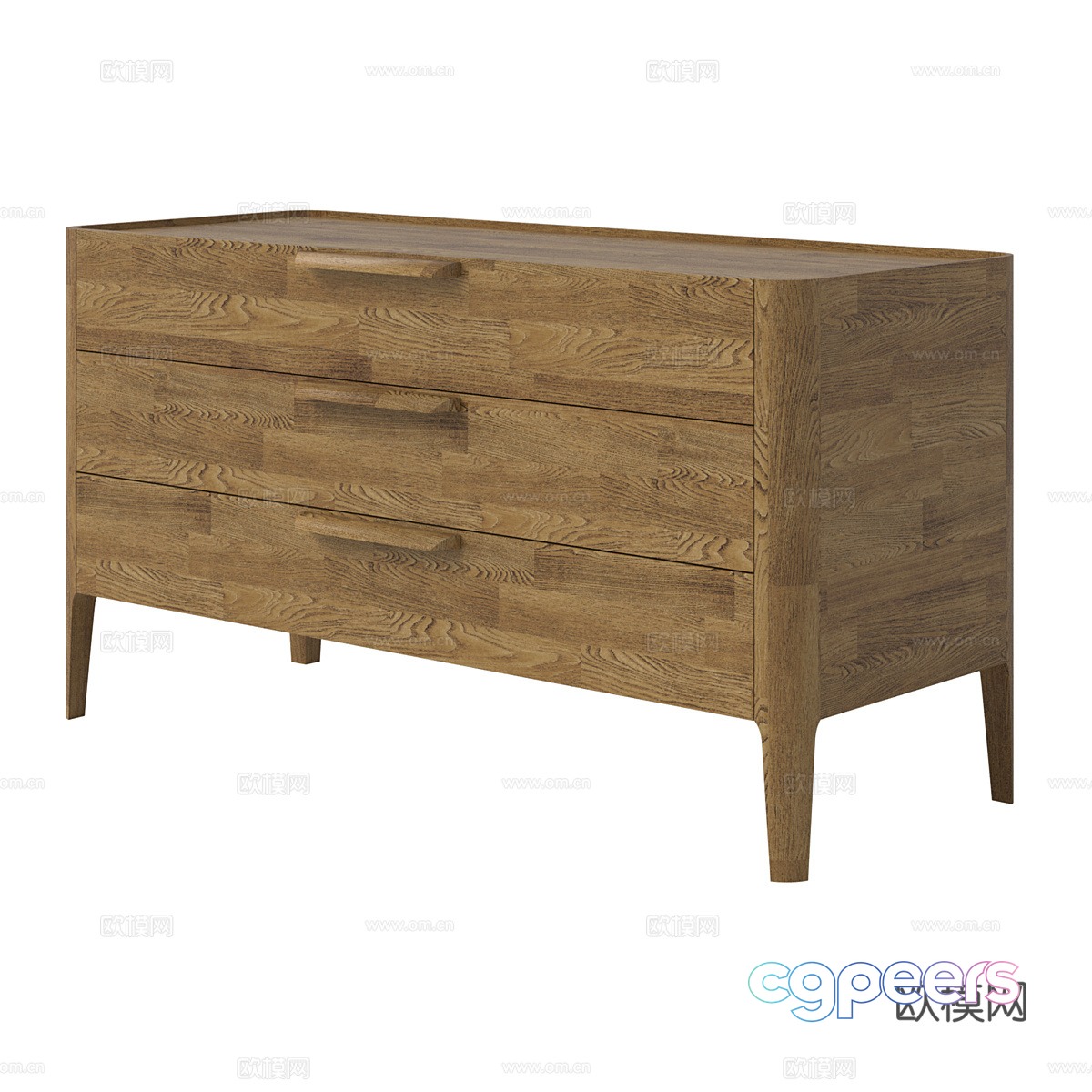 Nordic bedside table 3d model Nordic bedside table 3d model