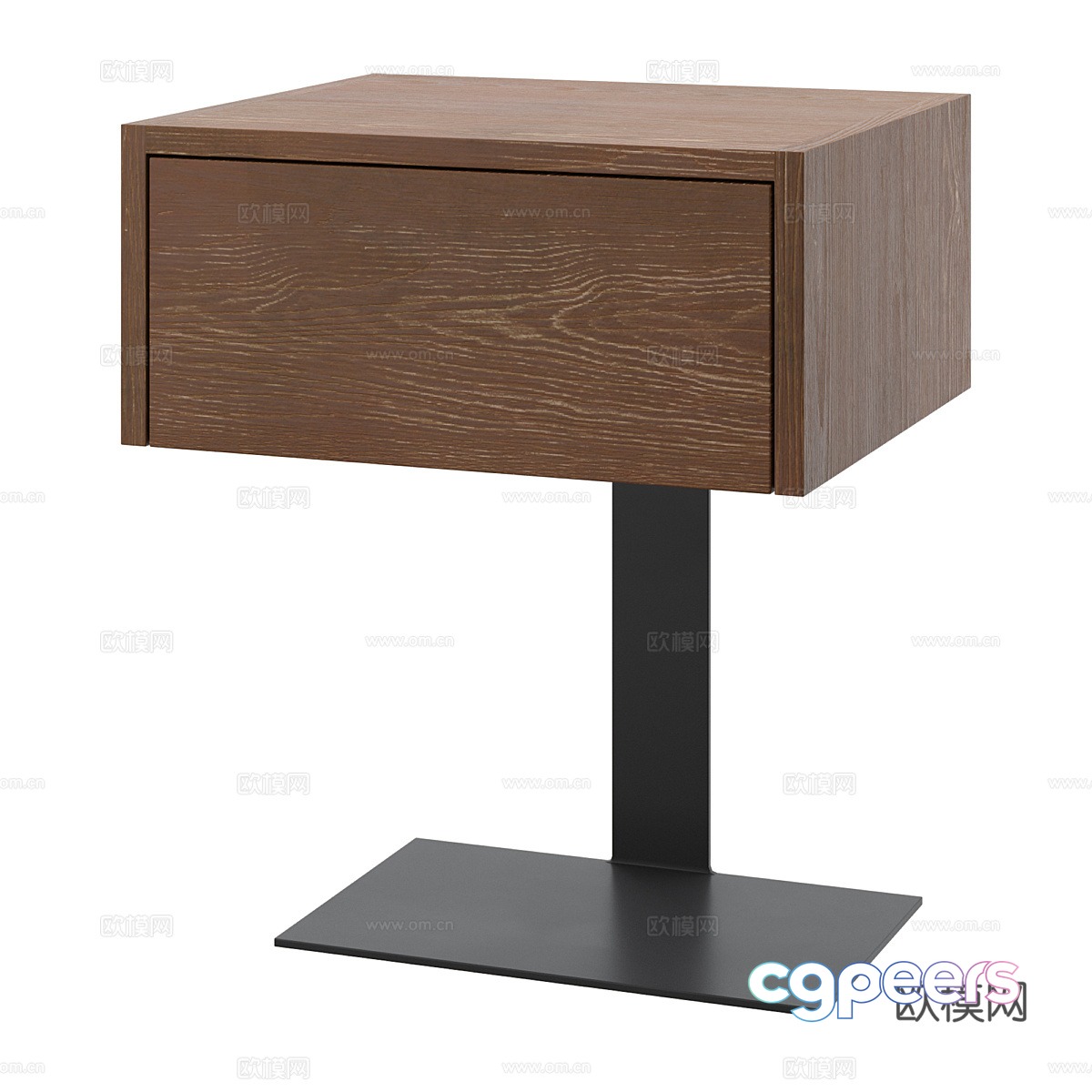 Nordic simple bedside table 3d model Nordic simple bedside table 3d model