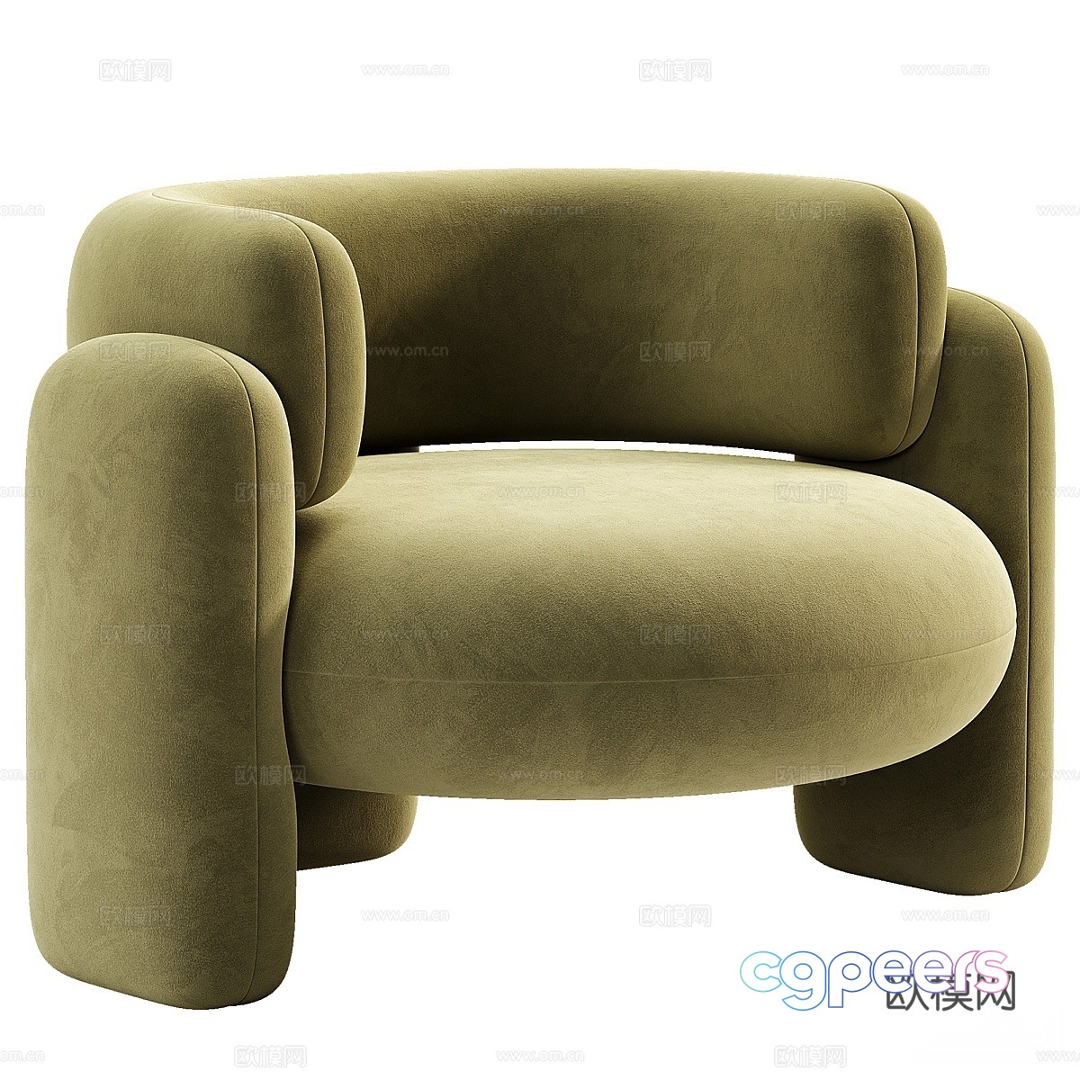 Single sofa leisure sofa 3d model Single sofa leisure sofa 3d model
