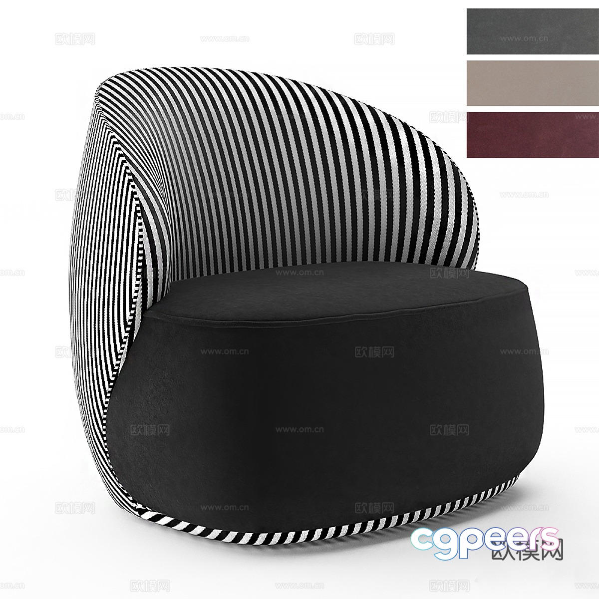 Single sofa leisure sofa 3d model Single sofa leisure sofa 3d model