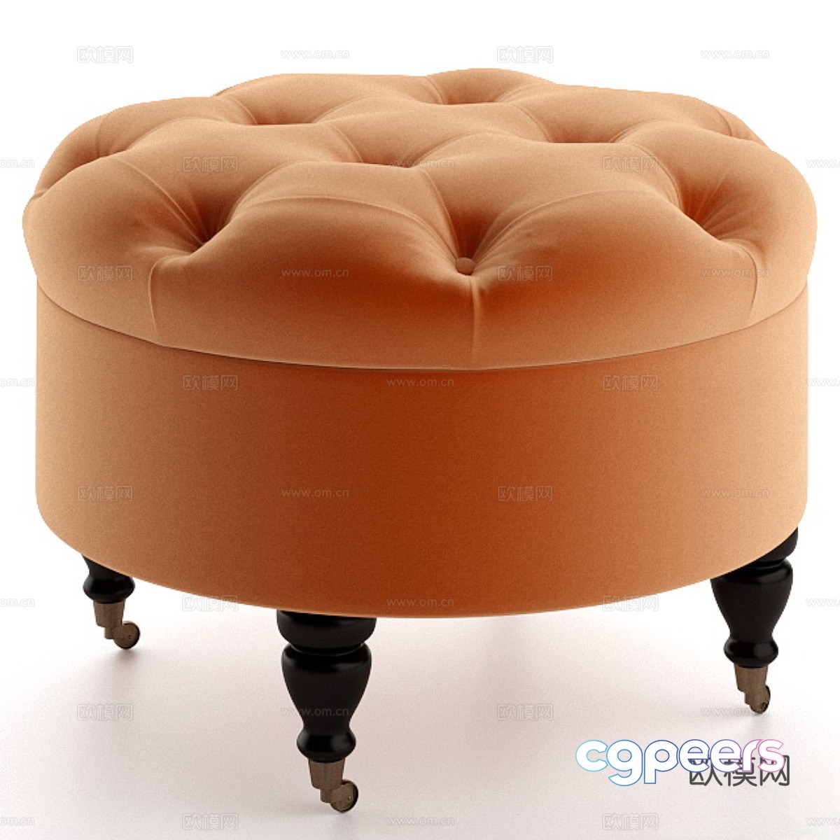 Stool sofa stool round stool 3d model Stool sofa stool round stool 3d model