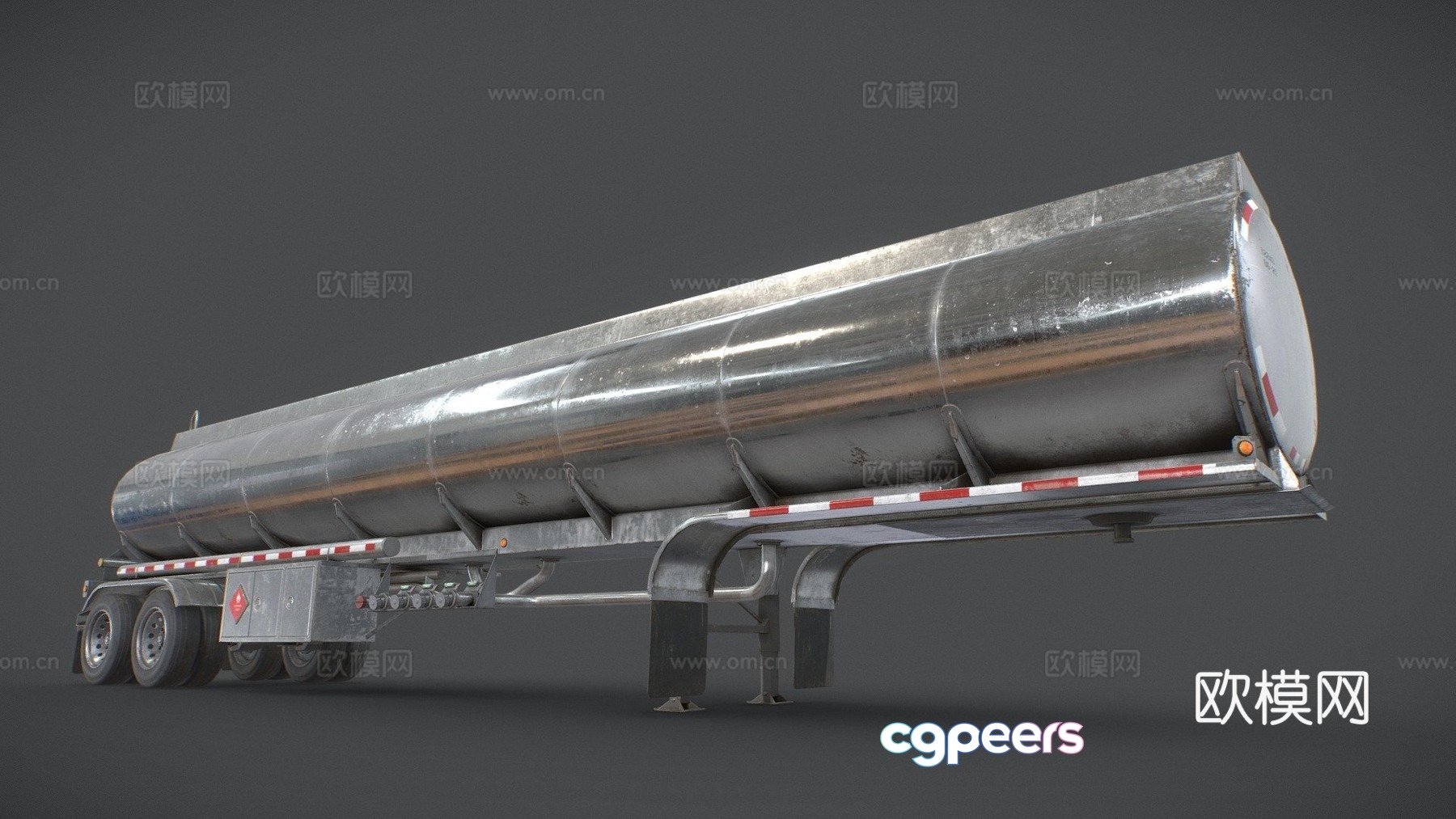 fuel tank trailer 3d model fuel tank trailer 3d model