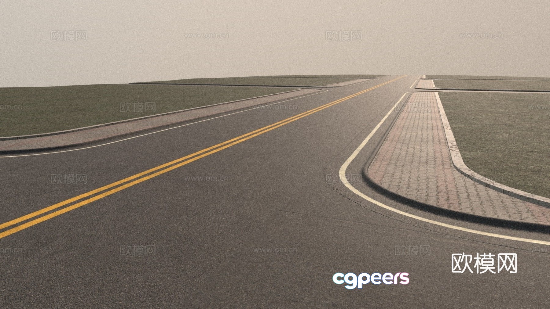 road road 3d model road road 3d model