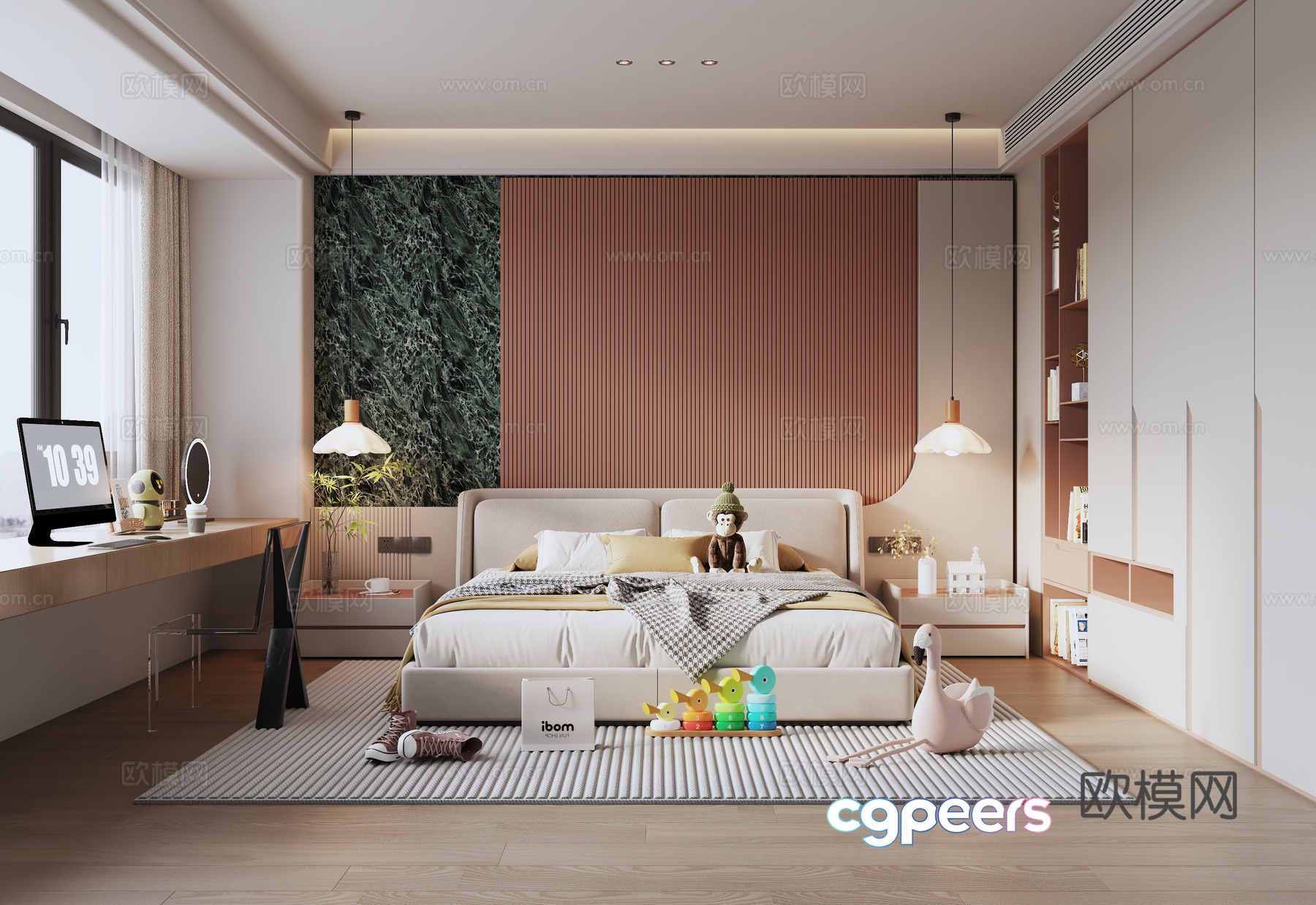 Modern children’s room children’s room 3d model Modern children’s room children’s room 3d model