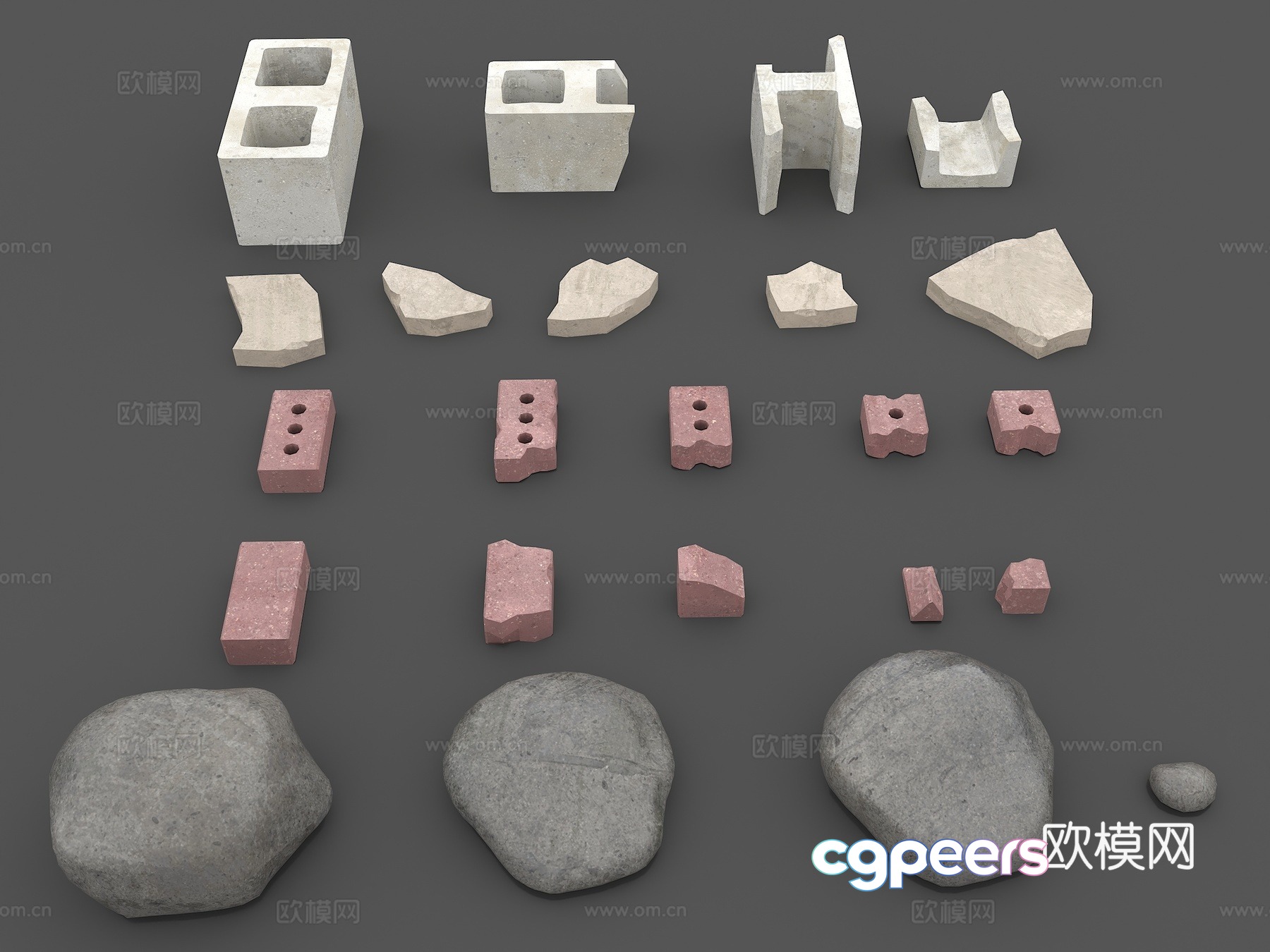 stone bricks stones bricks 3d model stone bricks stones bricks 3d model