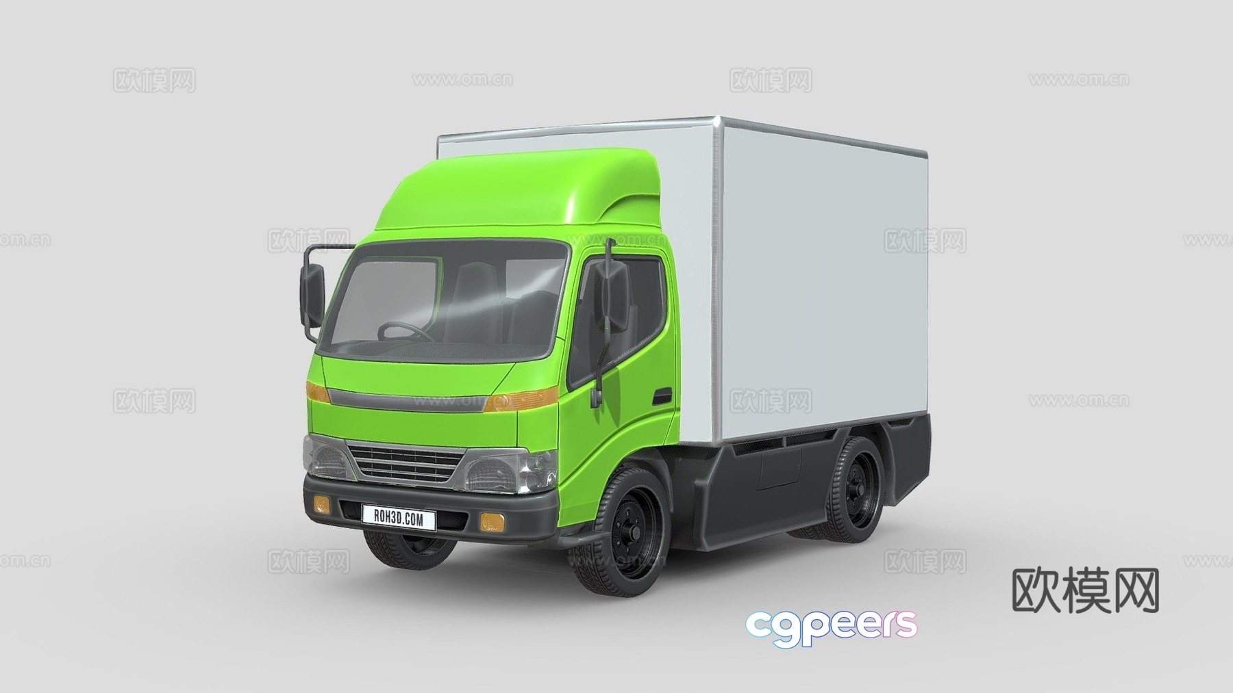 Hino 300 truck 3d model Hino 300 truck 3d model