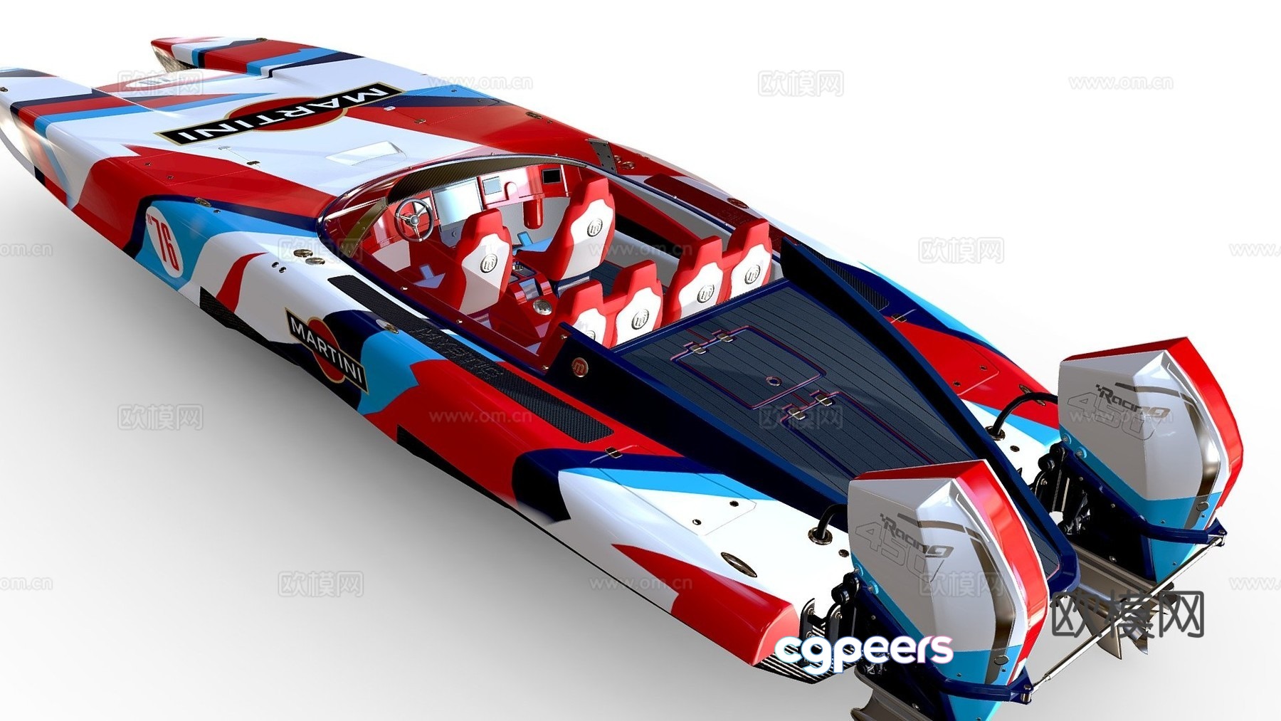 speedboat yacht motorboat 3d model speedboat yacht motorboat 3d model