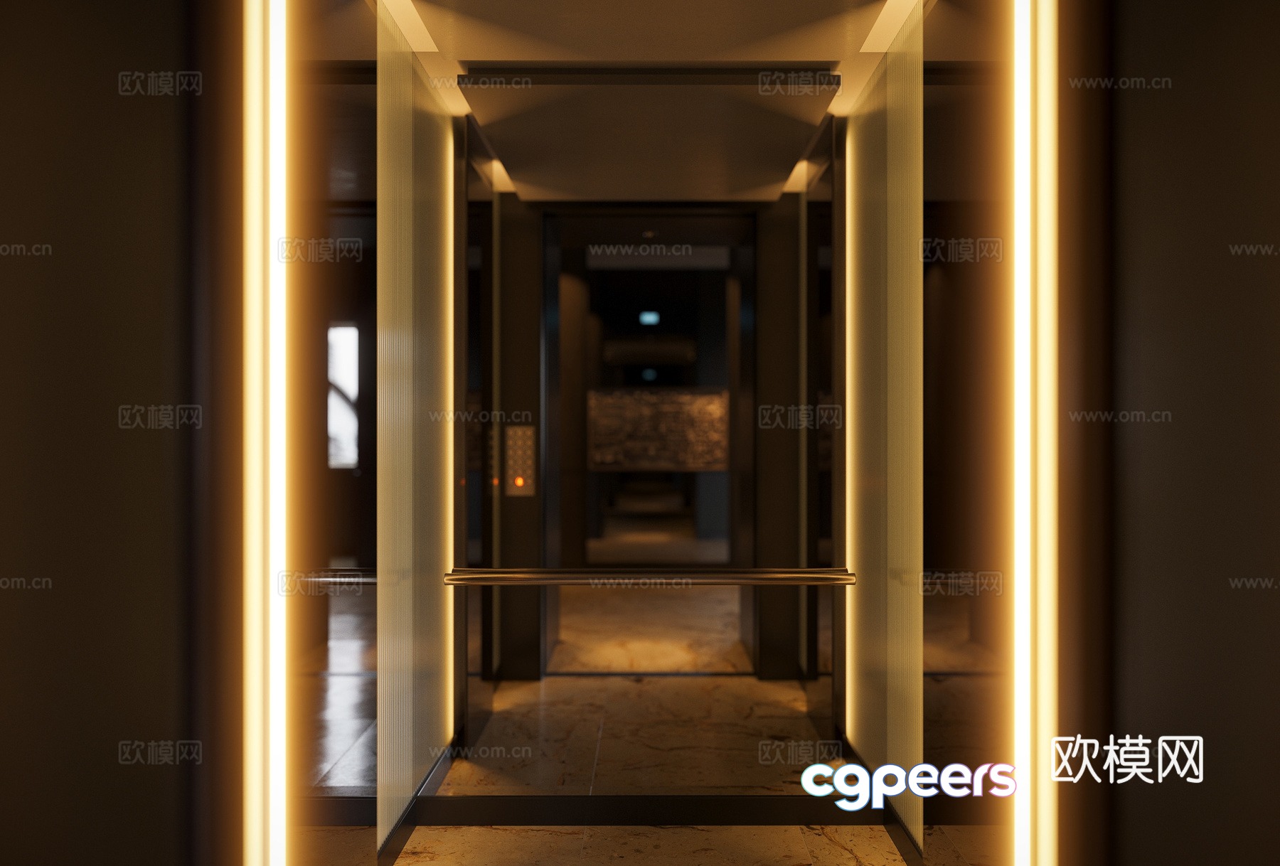 modern elevator elevator door elevator room 3d model modern elevator elevator door elevator room 3d model