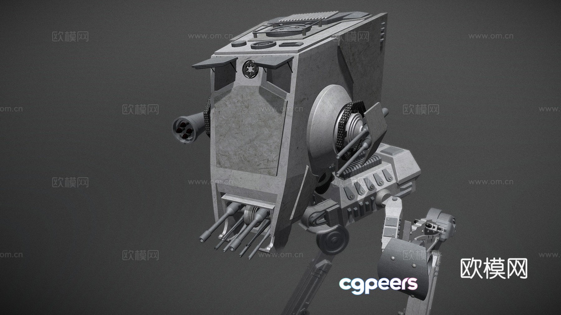 Battle robot 3d model Battle robot 3d model