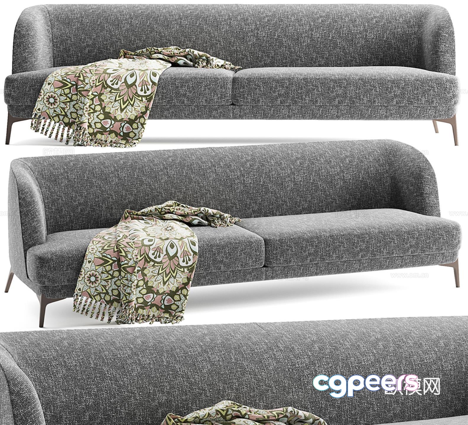 Double sofa 3d model Double sofa 3d model